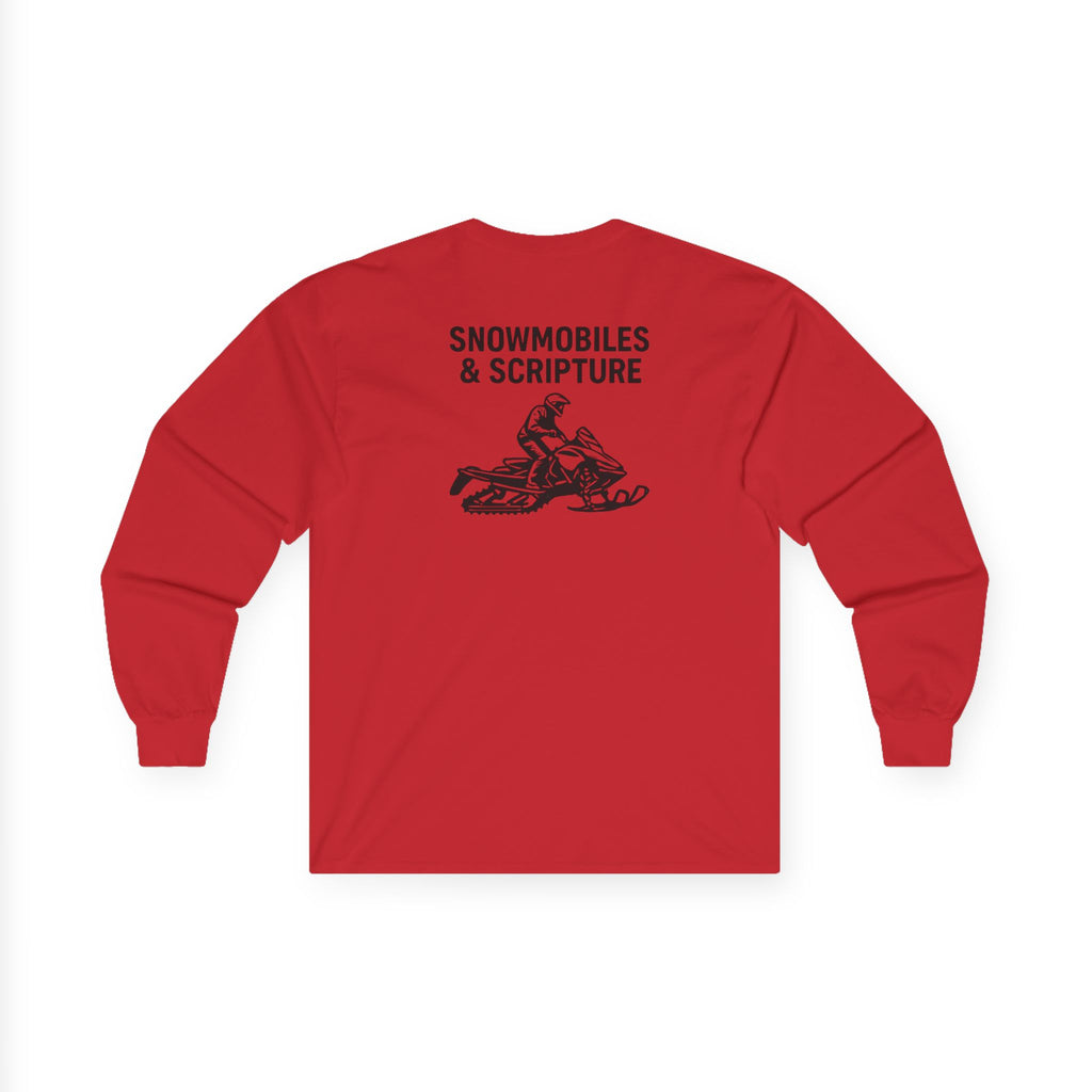 Snowmobiles & Scripture Long Sleeve Tee