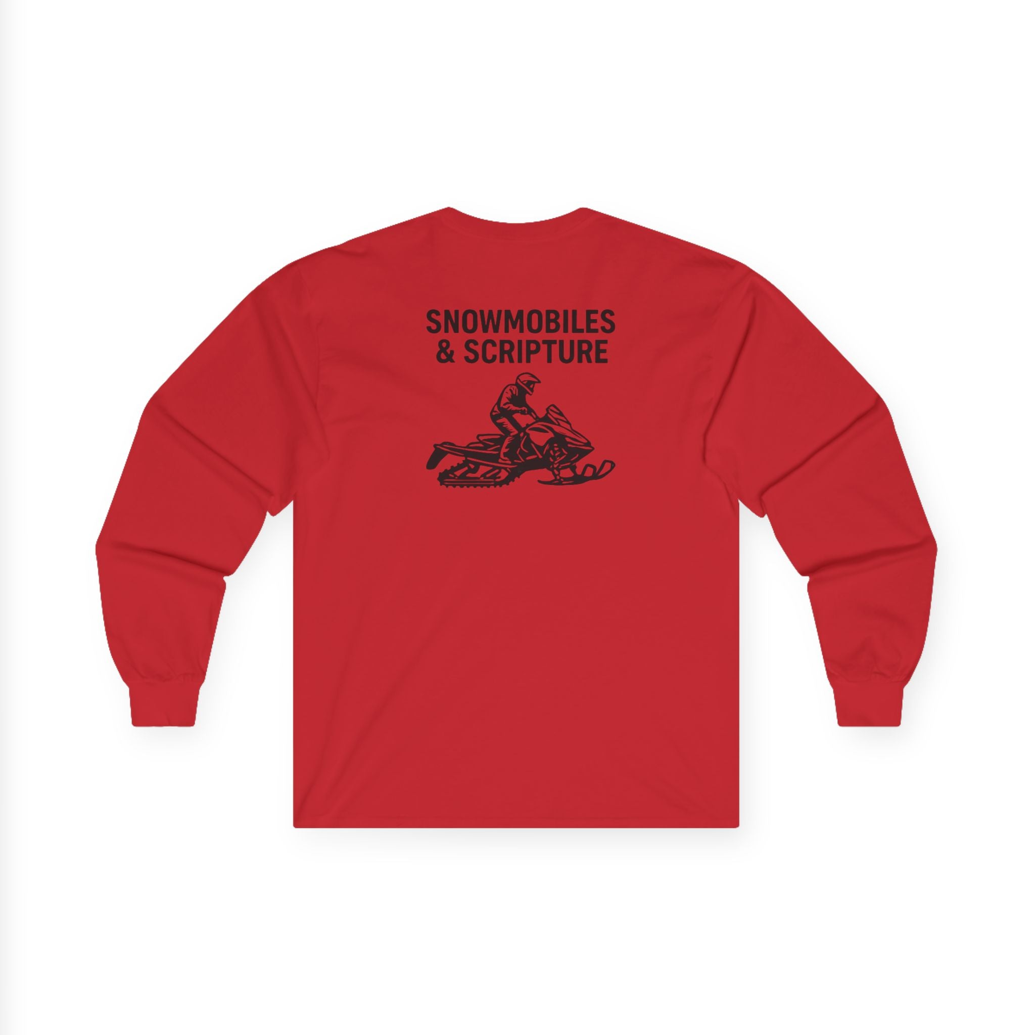 Snowmobiles & Scripture Long Sleeve Tee