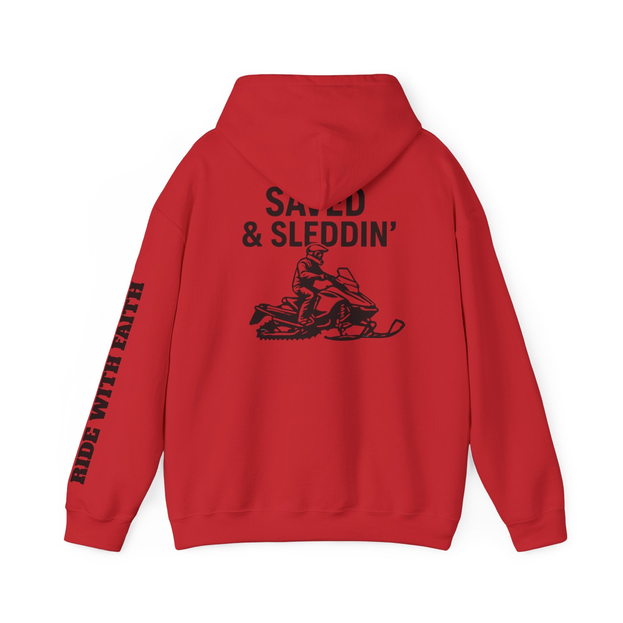 Saved & Sleddin' Unisex Heavy Blend™ Hooded Sweatshirt