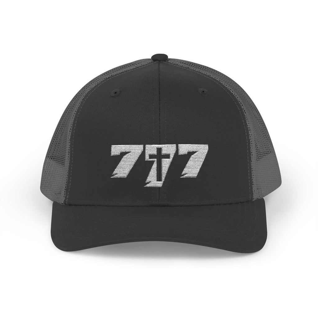 777/White Snapback Cap