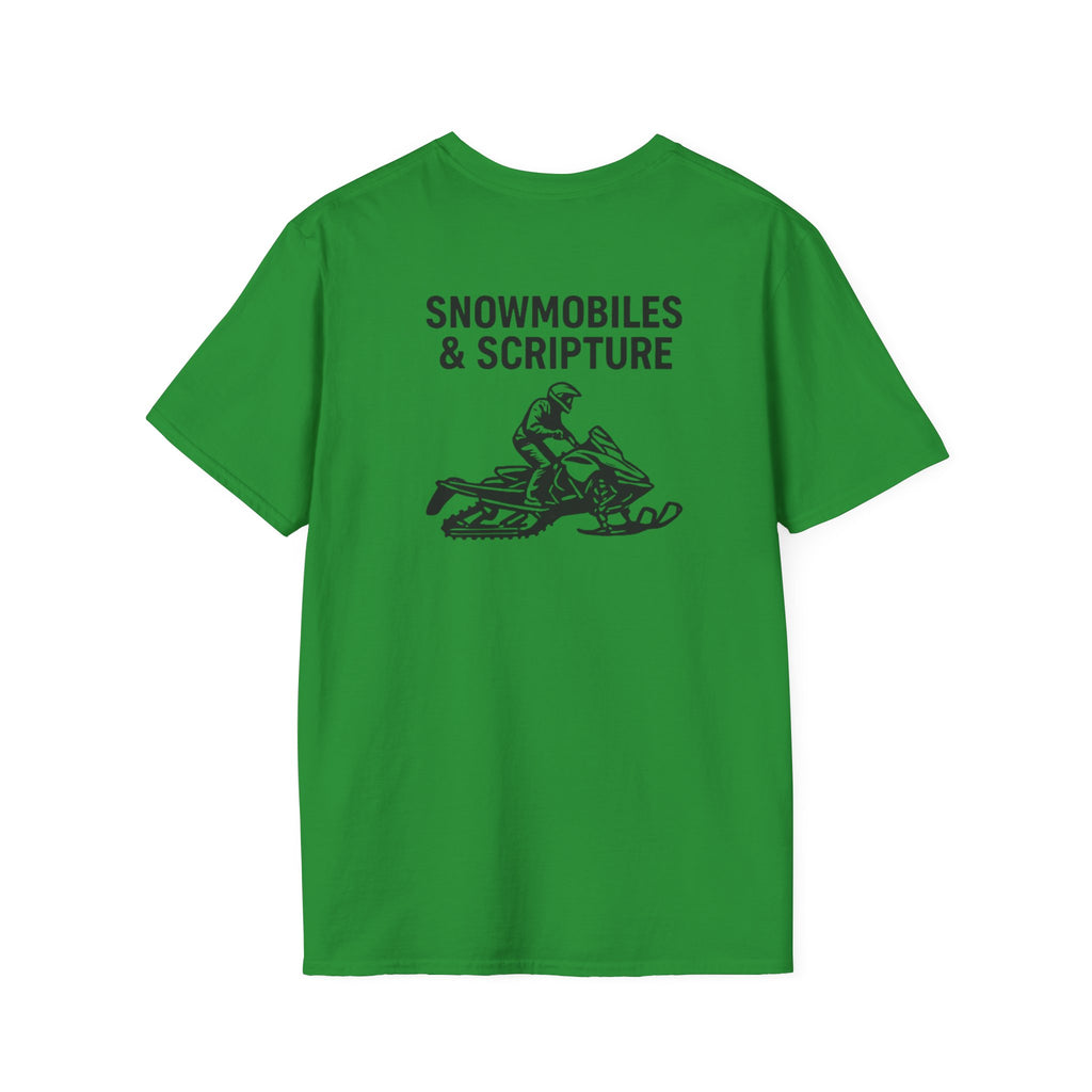 Snowmobiles & Scripture Unisex Softstyle T-Shirt