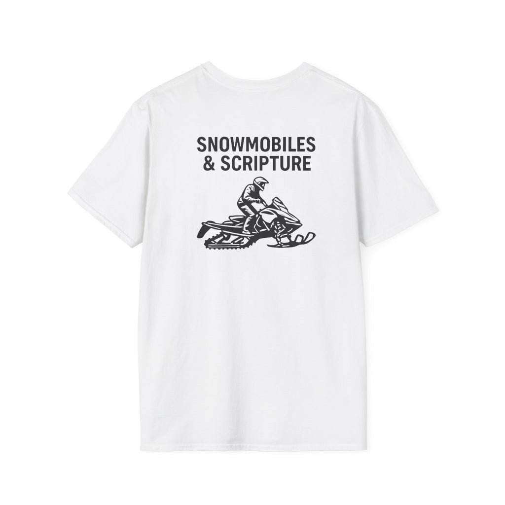 Snowmobiles & Scripture Unisex Softstyle T-Shirt