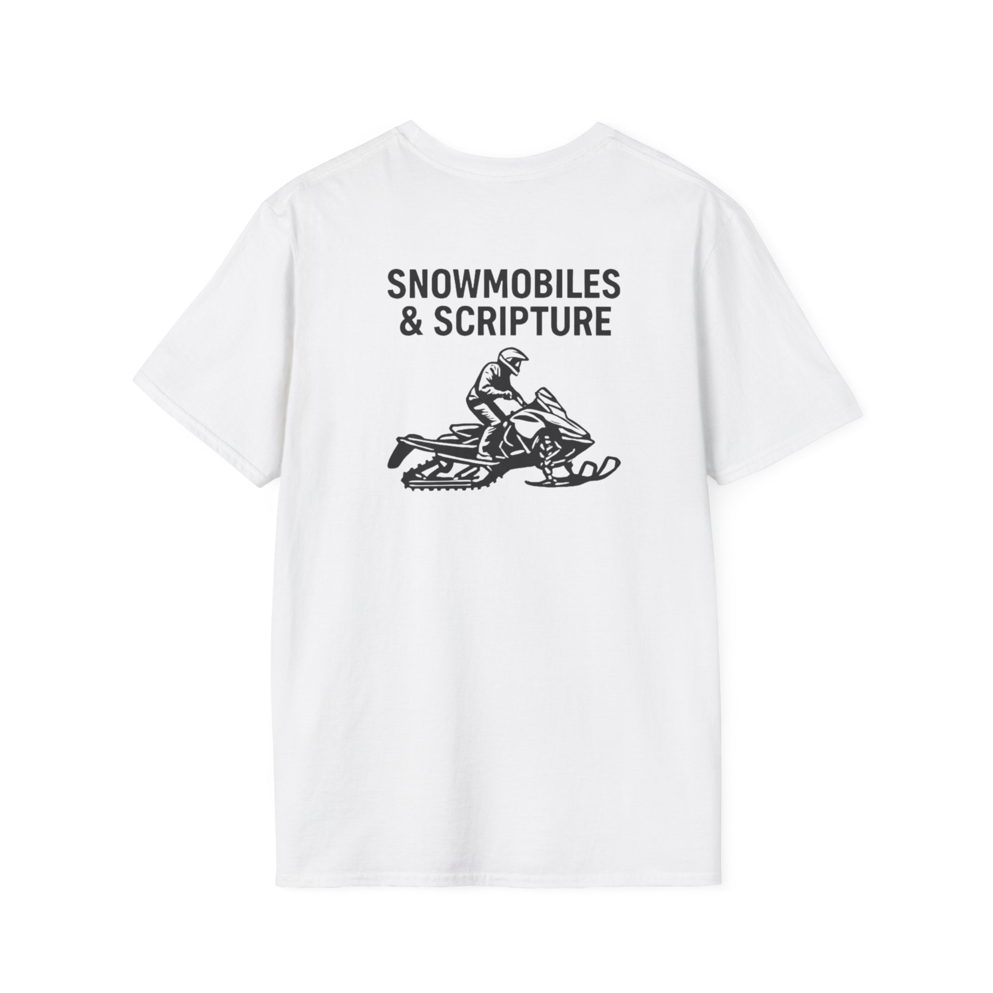 Snowmobiles & Scripture Unisex Softstyle T-Shirt