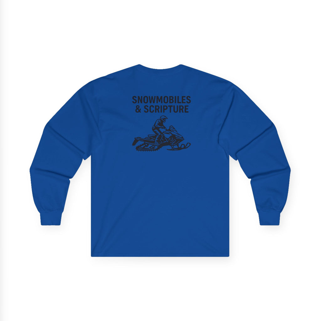 Snowmobiles & Scripture Long Sleeve Tee