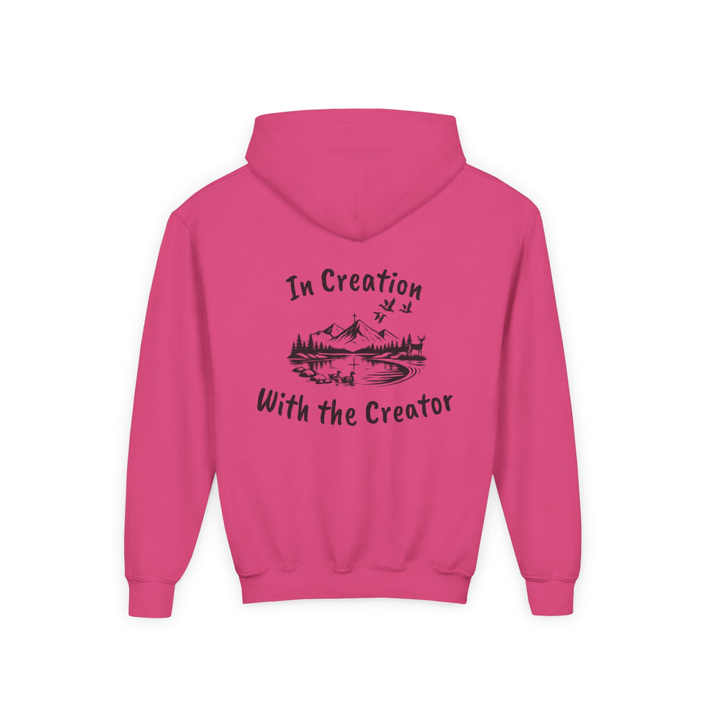 In Creation Youth Heavy Blend Hooded Sweatshirt