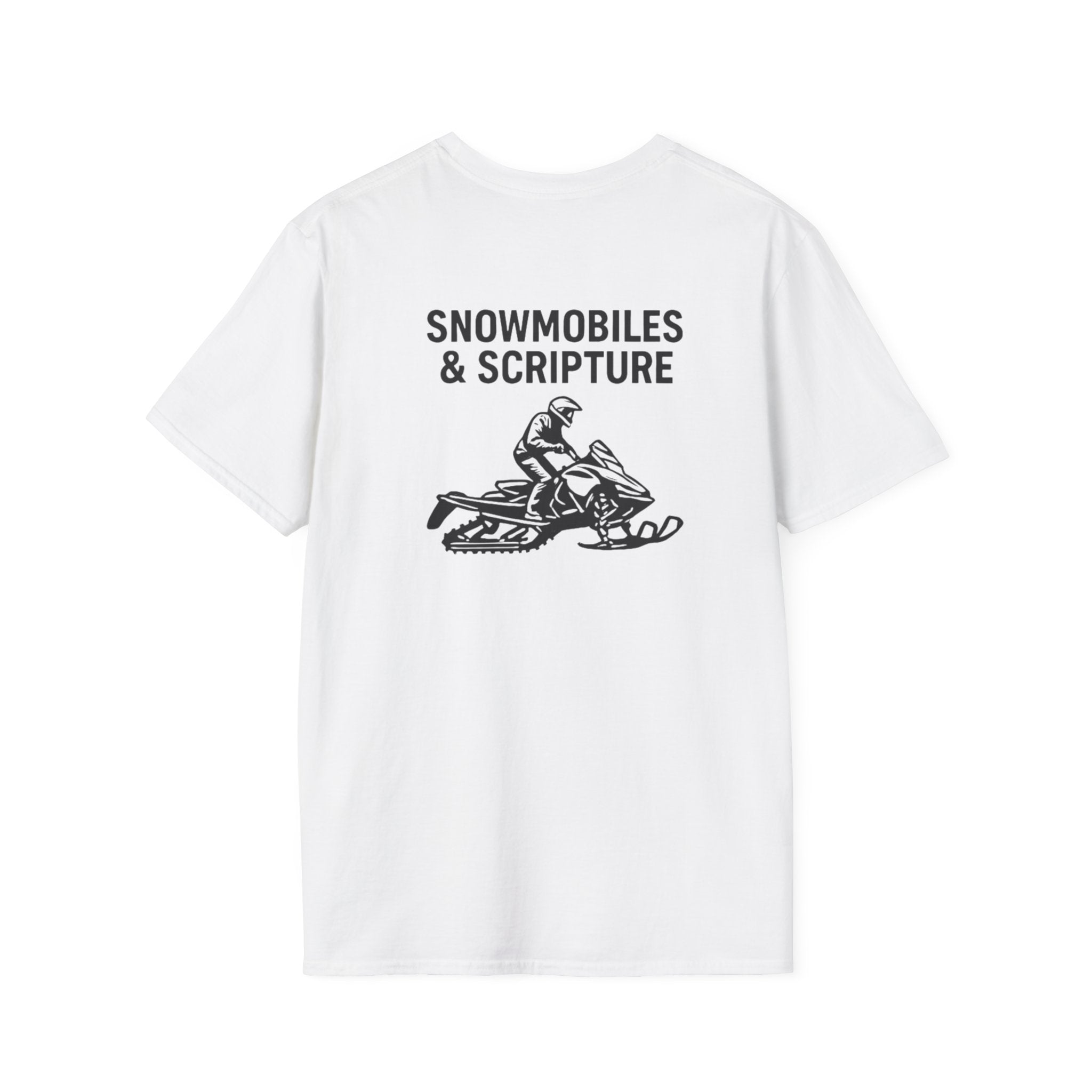 Snowmobiles & Scripture Unisex Softstyle T-Shirt