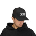 777/White Snapback Cap
