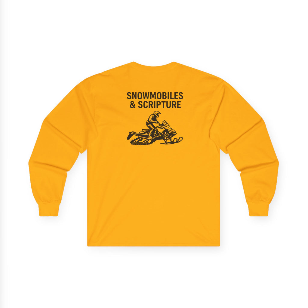 Snowmobiles & Scripture Long Sleeve Tee