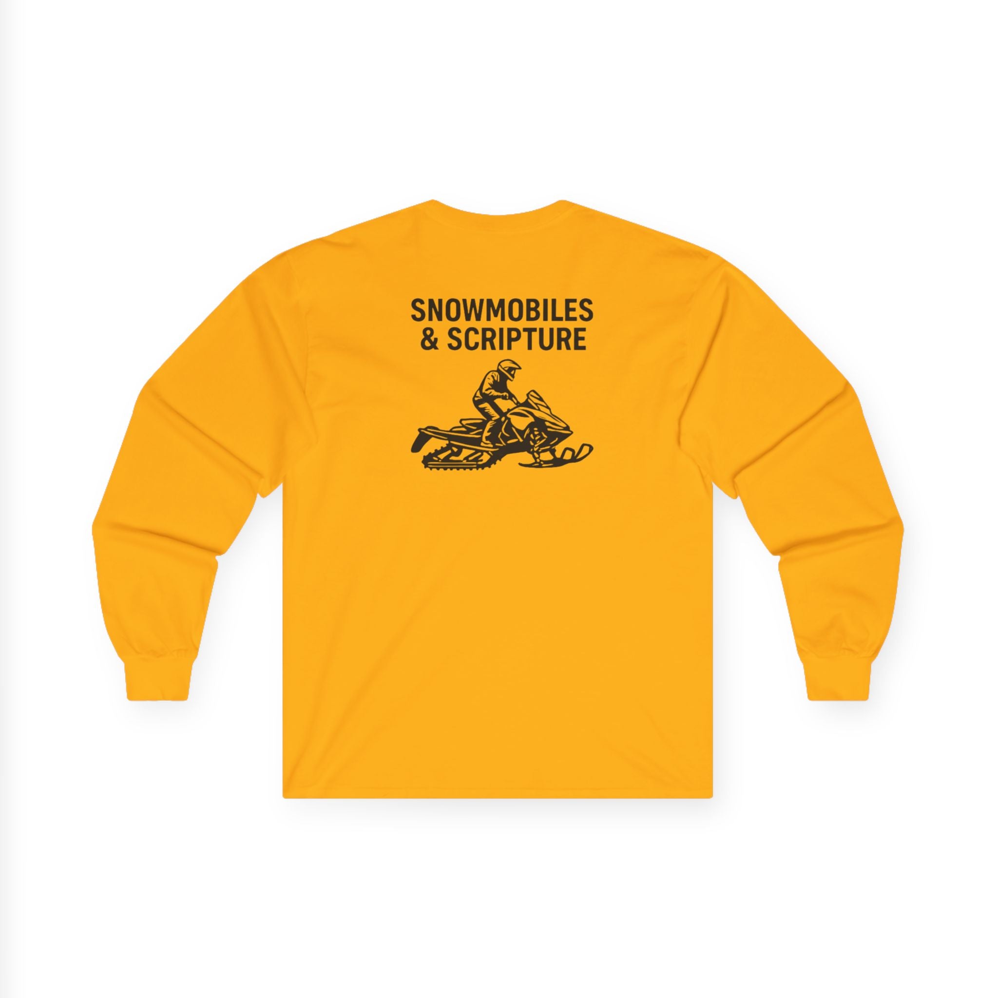Snowmobiles & Scripture Long Sleeve Tee