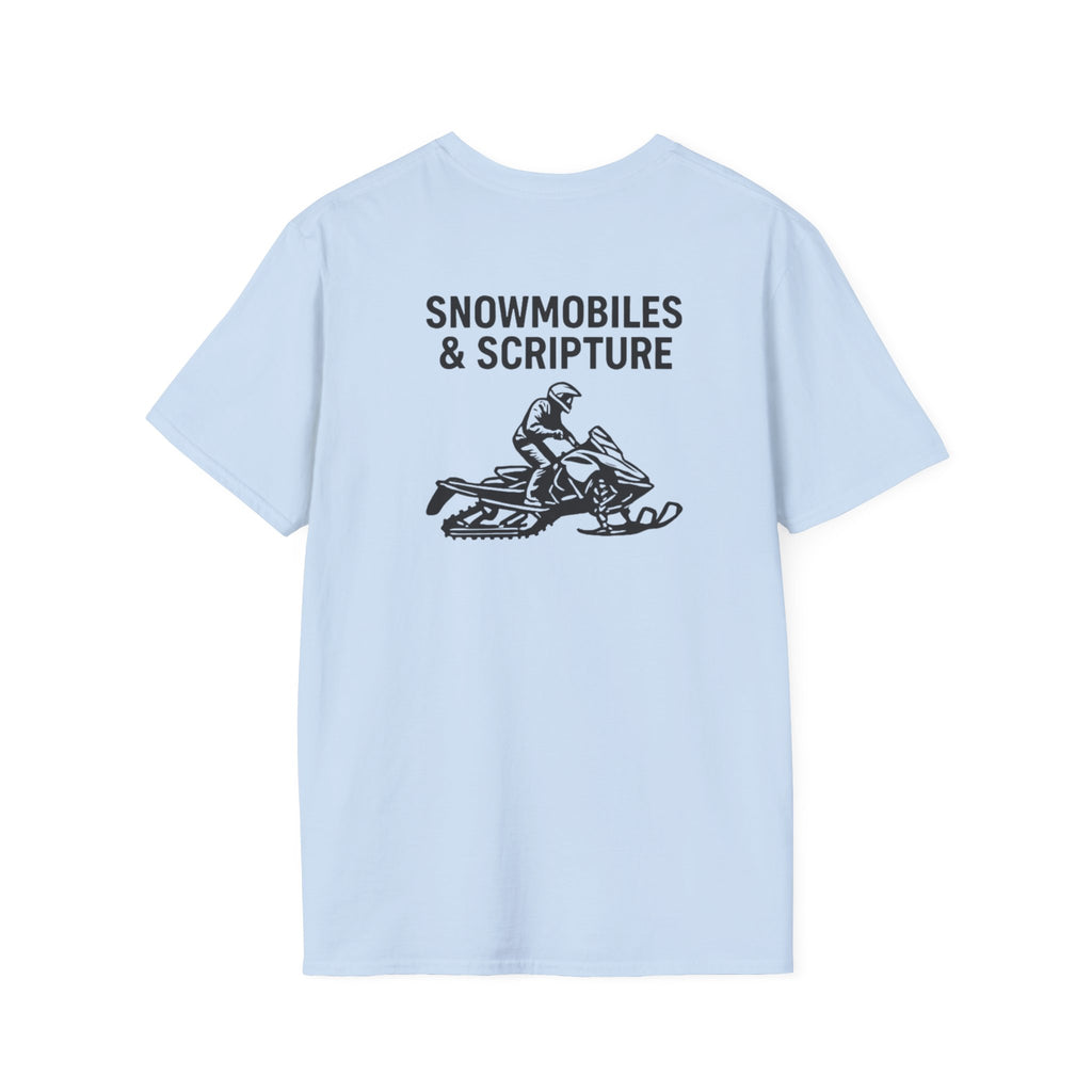 Snowmobiles & Scripture Unisex Softstyle T-Shirt