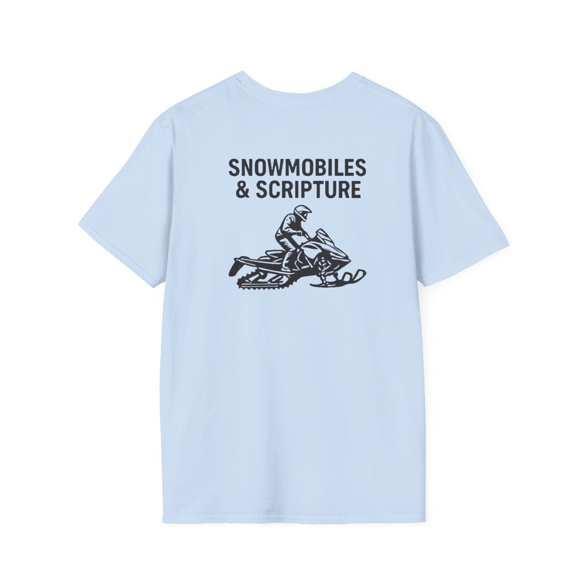 Snowmobiles & Scripture Unisex Softstyle T-Shirt