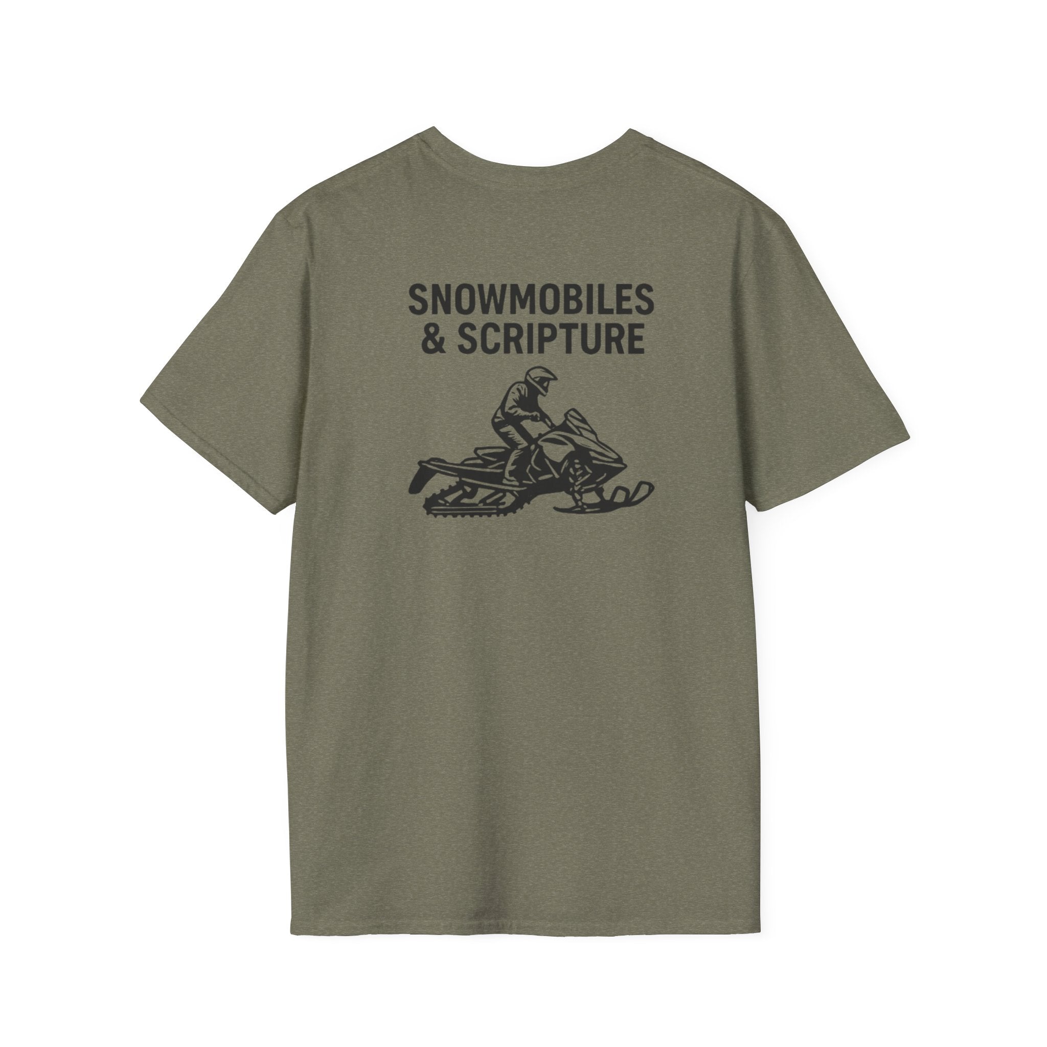 Snowmobiles & Scripture Unisex Softstyle T-Shirt