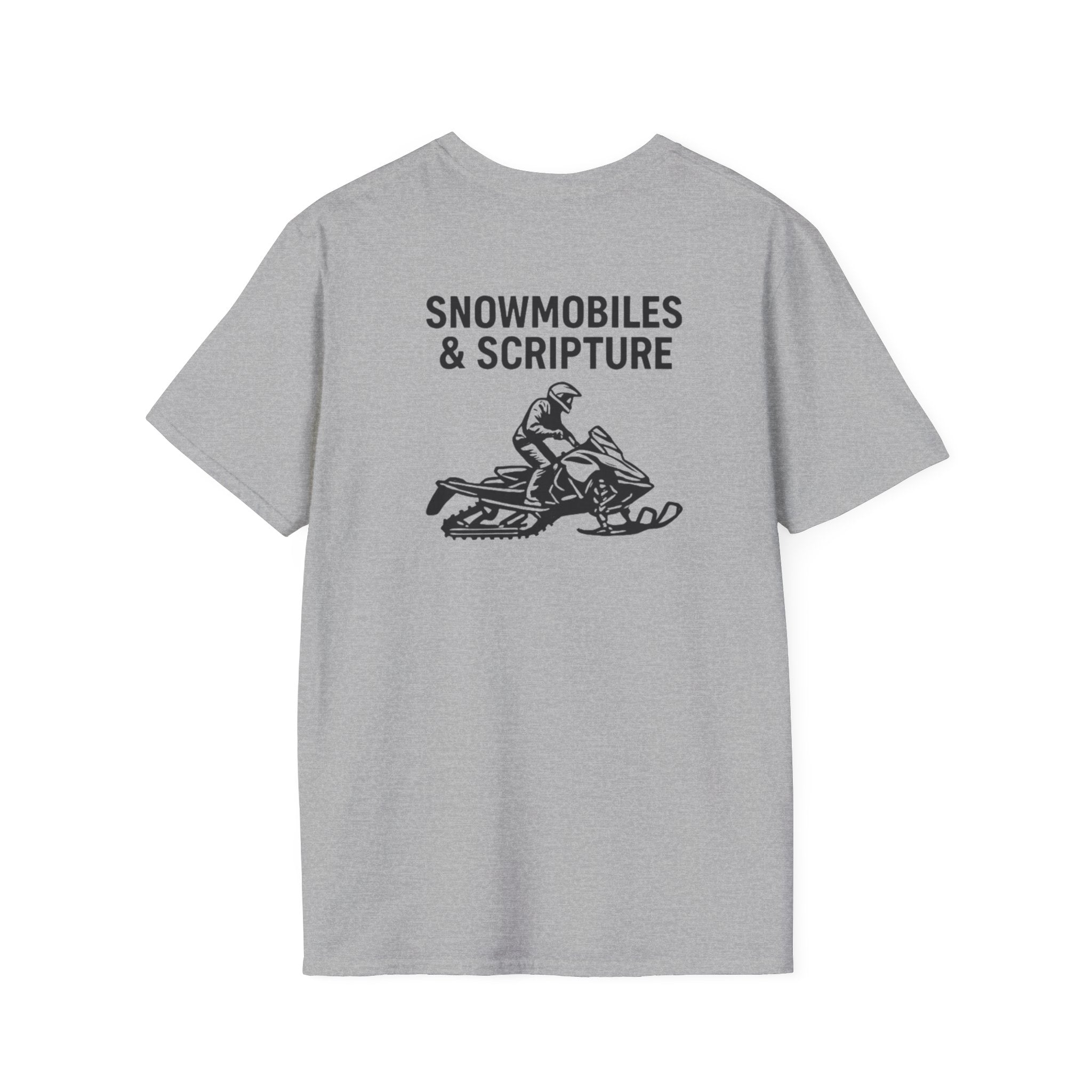 Snowmobiles & Scripture Unisex Softstyle T-Shirt