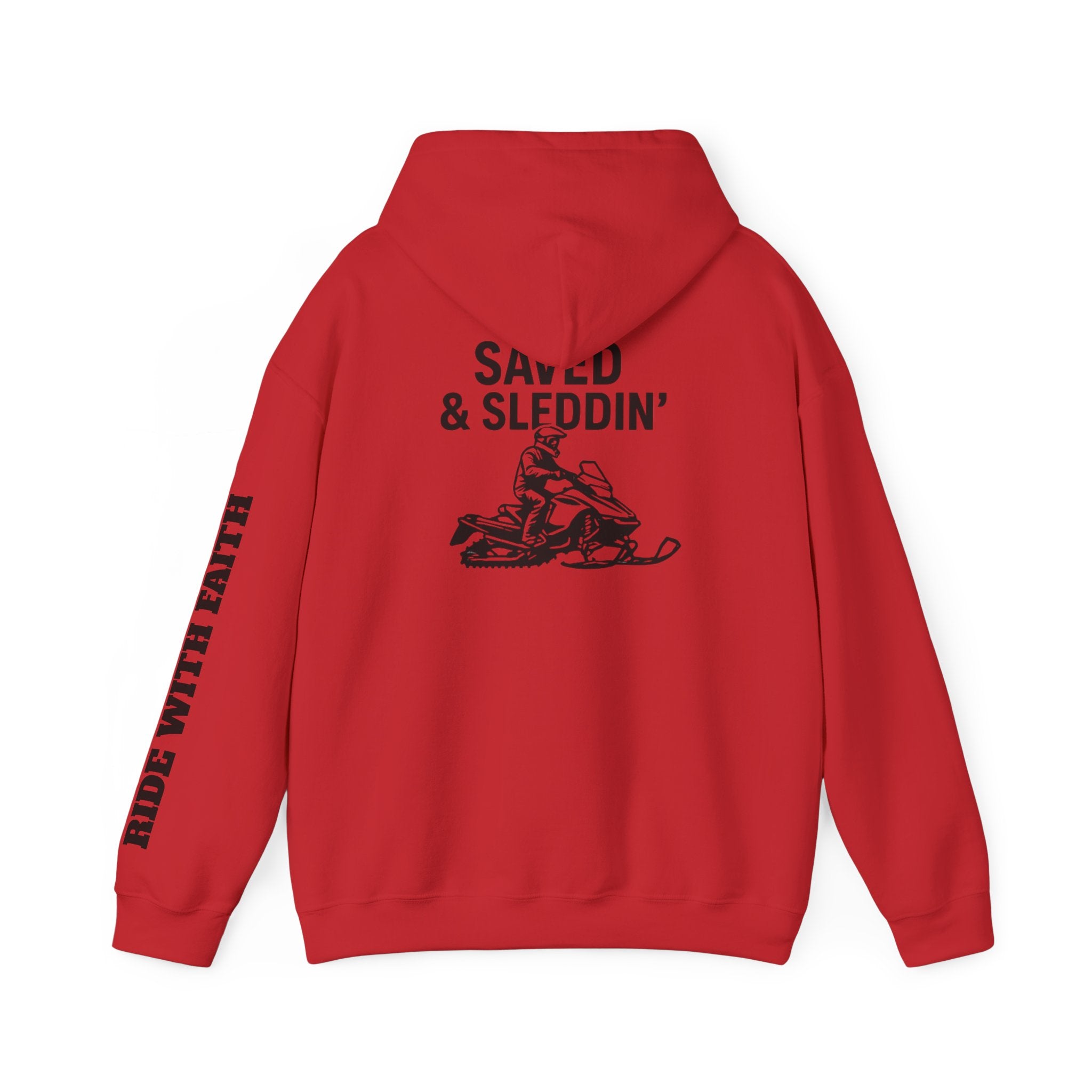 Saved & Sleddin' Unisex Heavy Blend™ Hooded Sweatshirt
