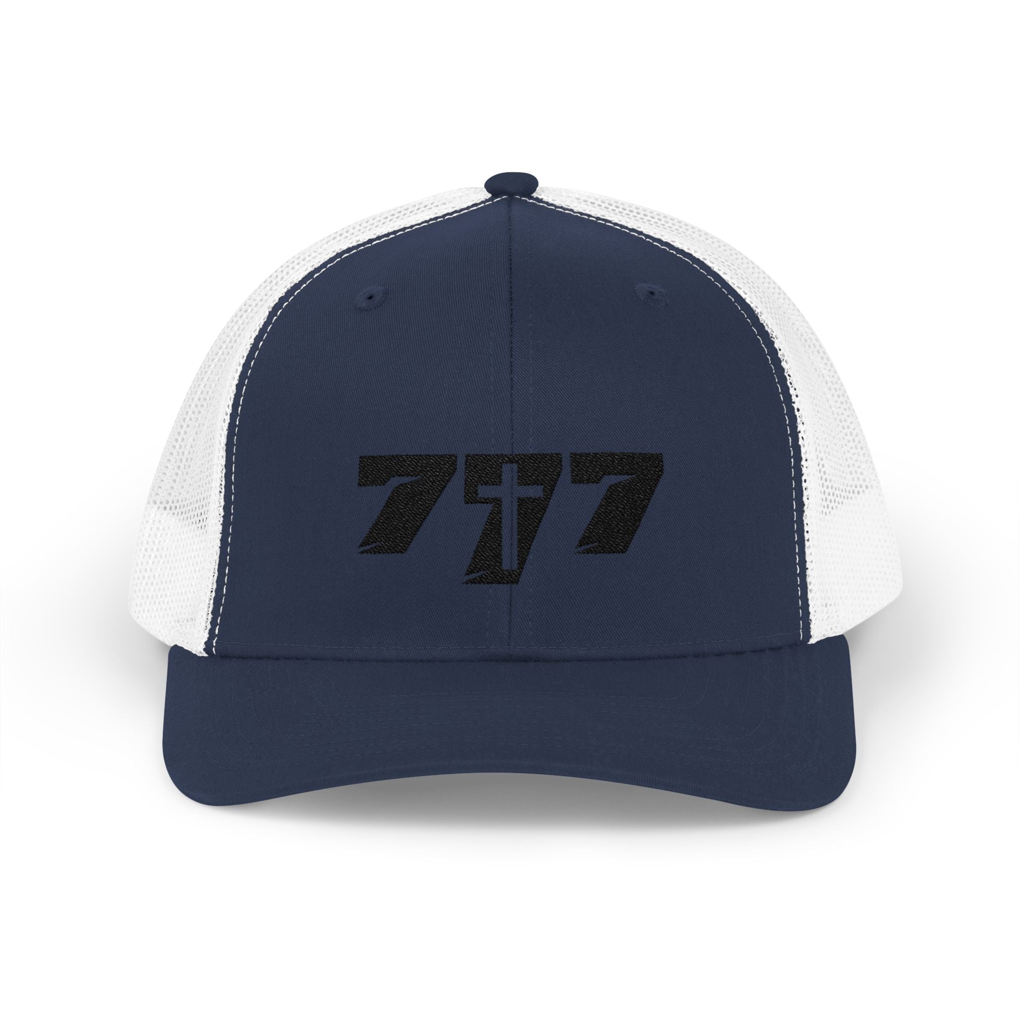 777/Black Snapback Cap