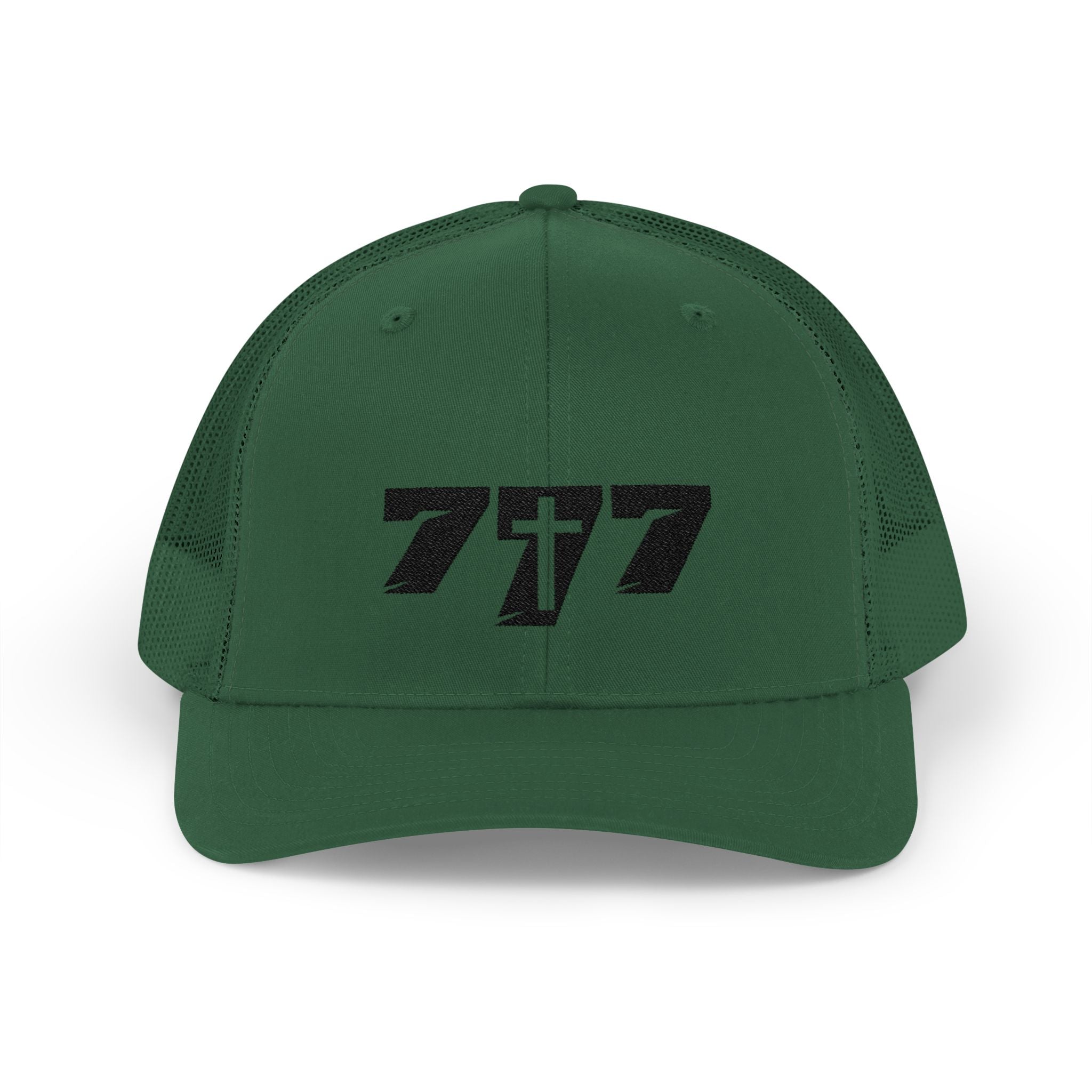 777/Black Snapback Cap