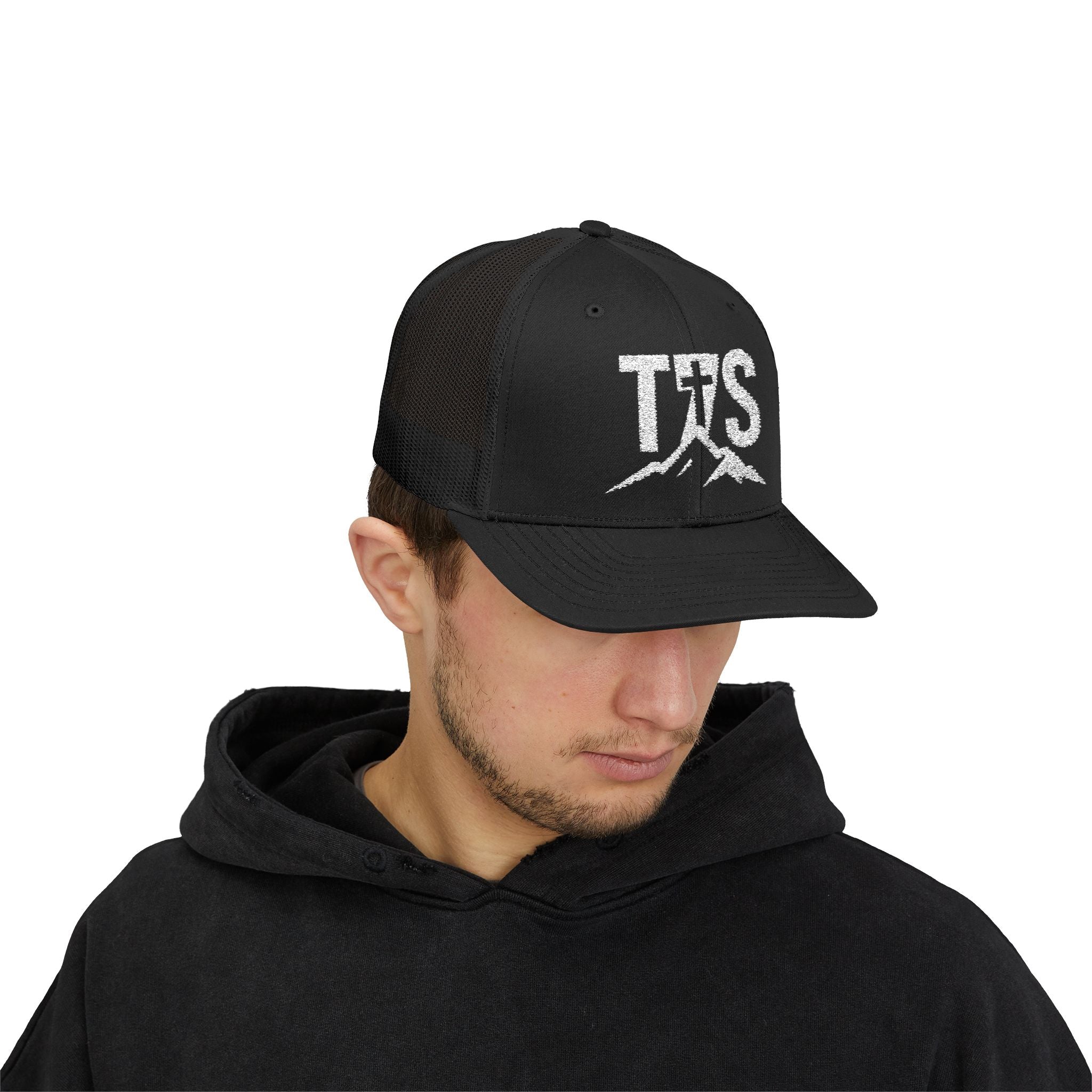 T7S/White Snapback Cap