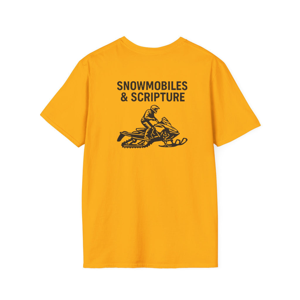 Snowmobiles & Scripture Unisex Softstyle T-Shirt