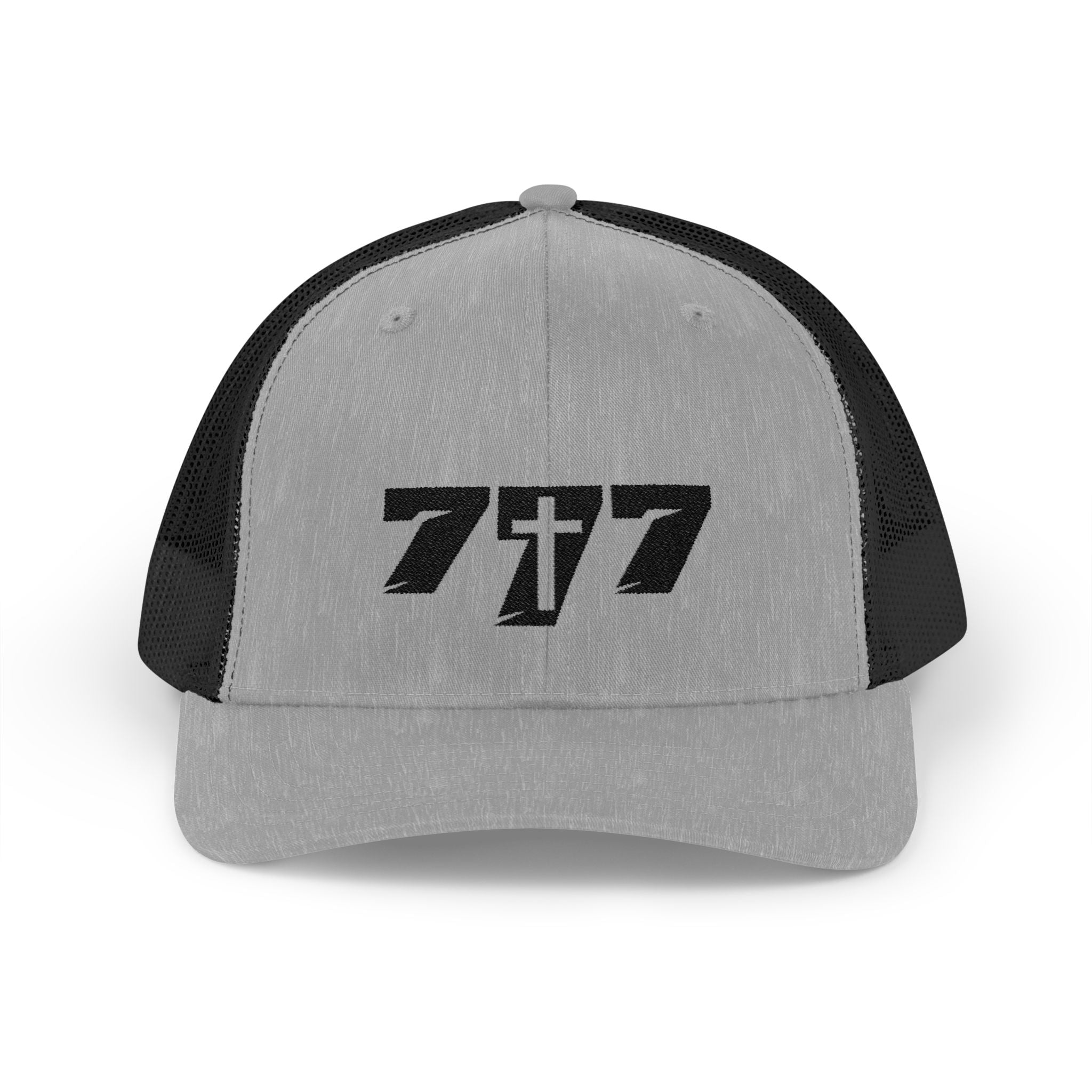 777/Black Snapback Cap