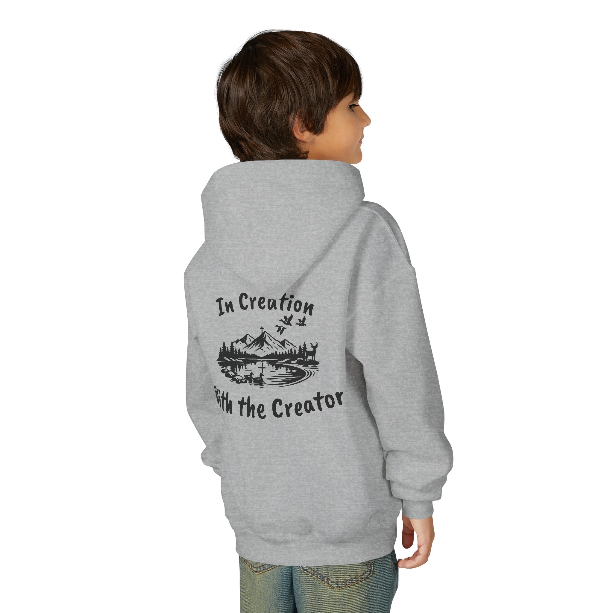 In Creation Youth Heavy Blend Hooded Sweatshirt