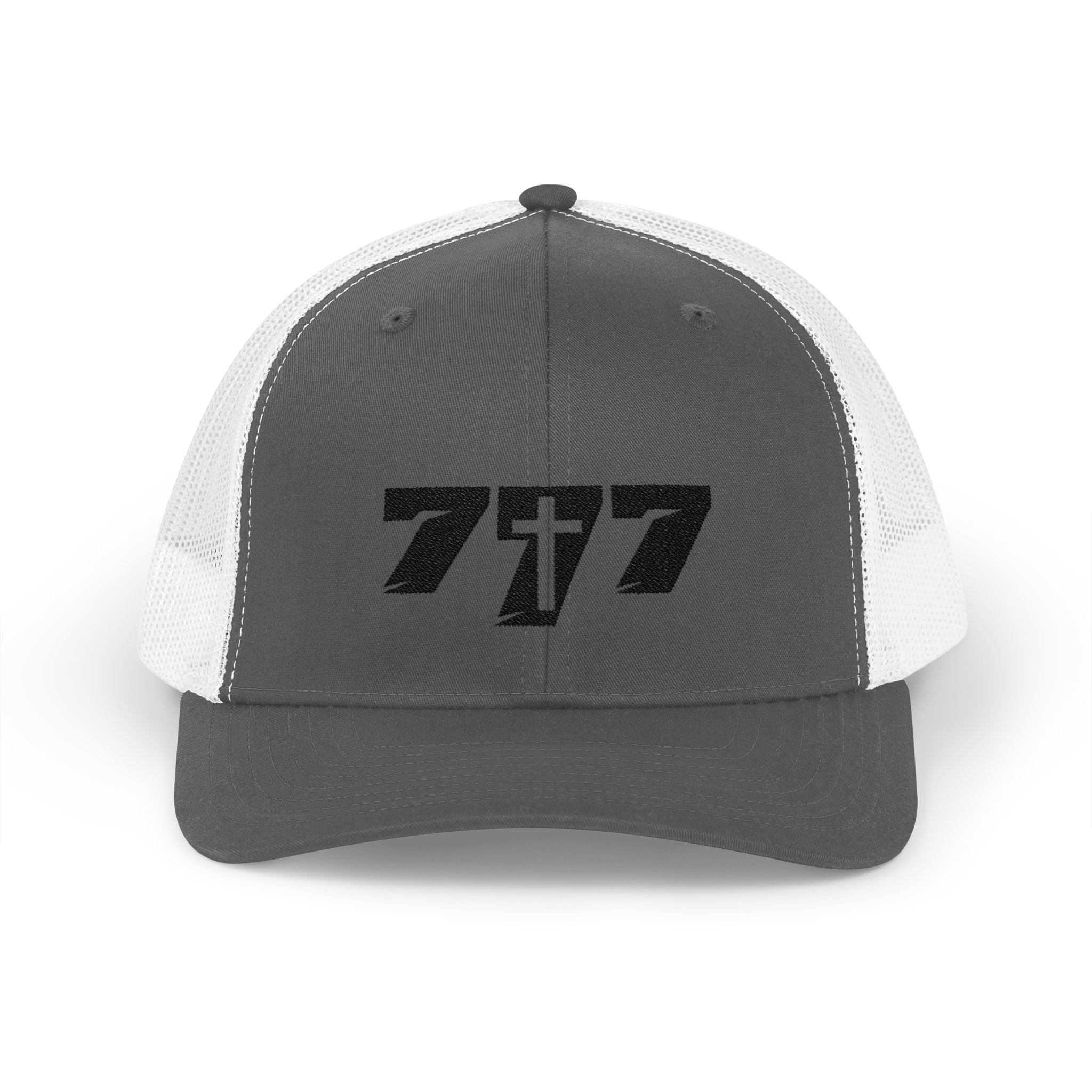 777/Black Snapback Cap