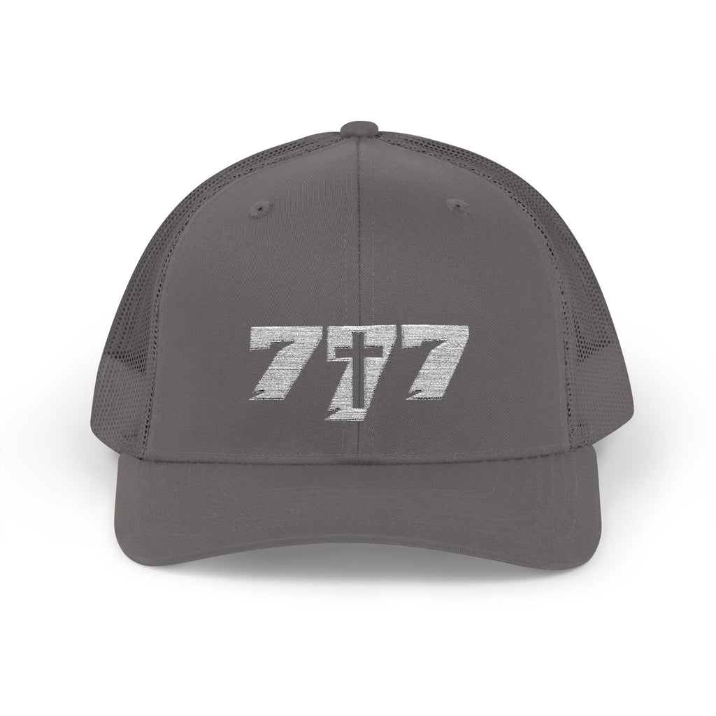 777/White Snapback Cap
