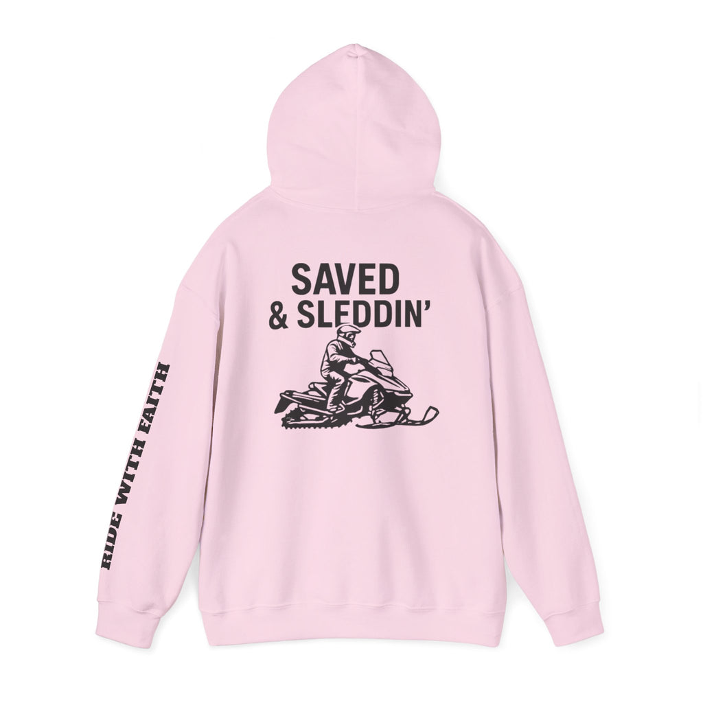 Saved & Sleddin' Unisex Heavy Blend™ Hooded Sweatshirt
