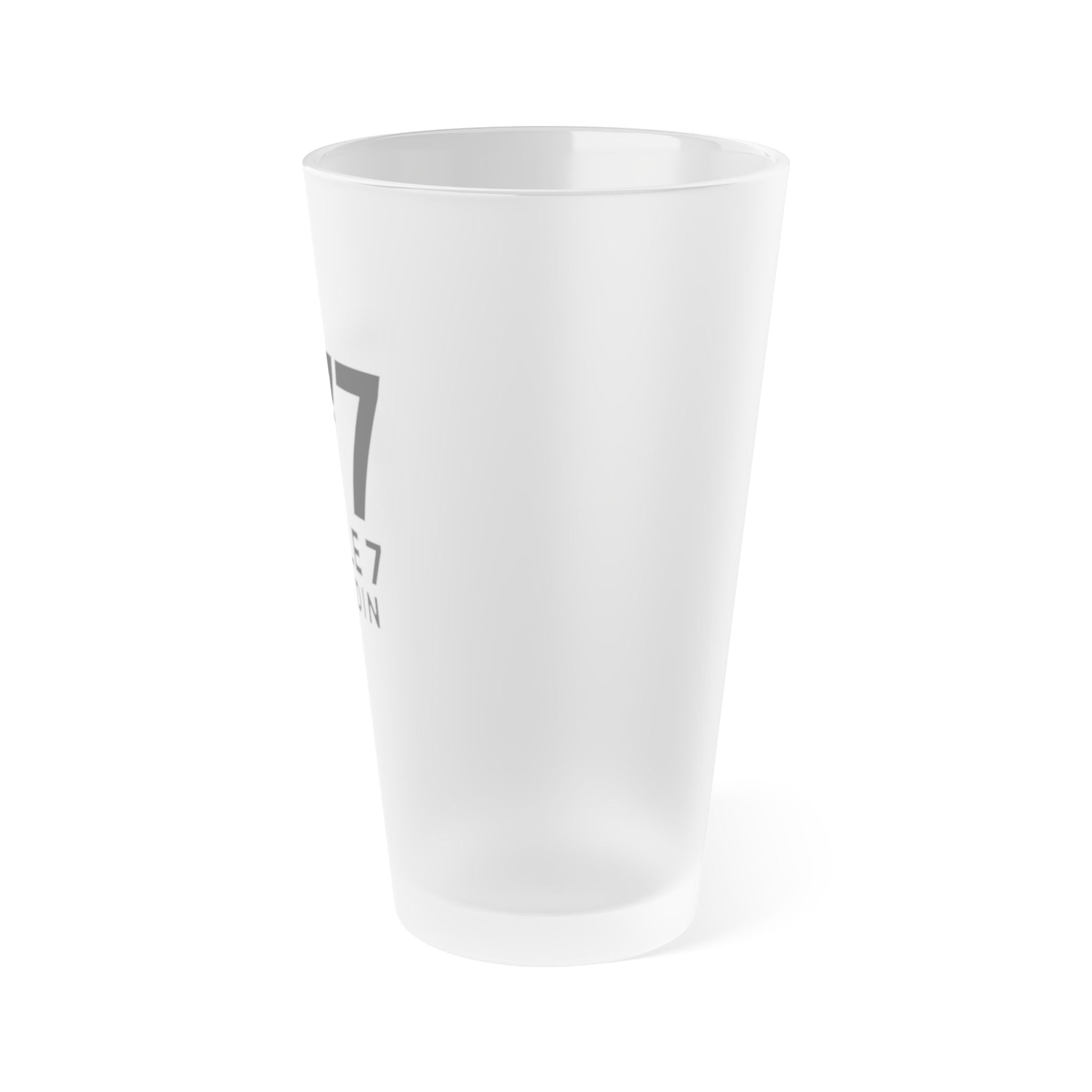 Frosted Pint Glass, 16oz