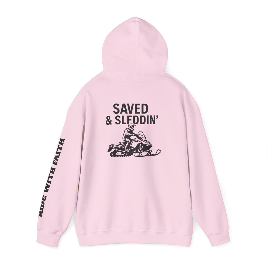 Saved & Sleddin' Unisex Heavy Blend™ Hooded Sweatshirt
