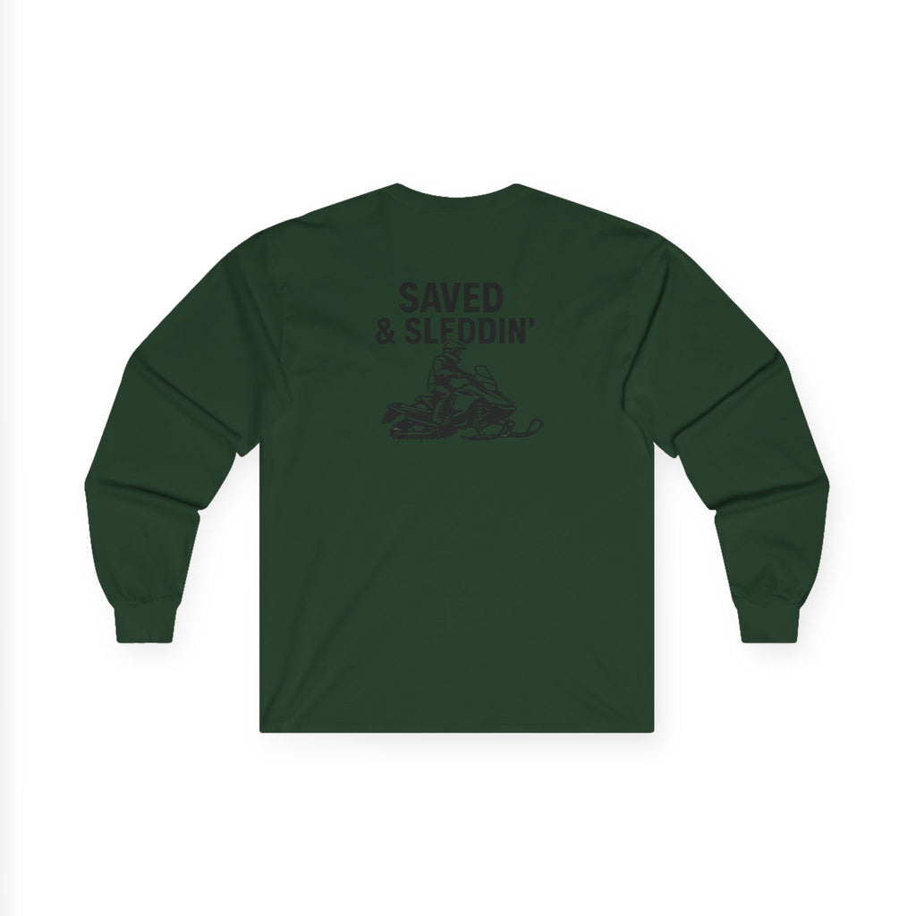 Saved & Sleddin' Unisex Ultra Cotton Long Sleeve Tee