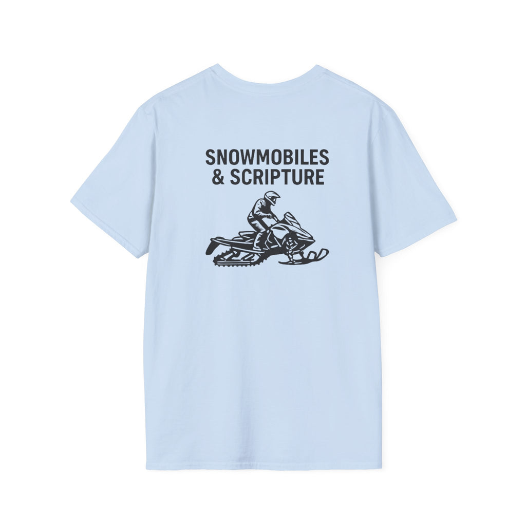 Snowmobiles & Scripture Unisex Softstyle T-Shirt