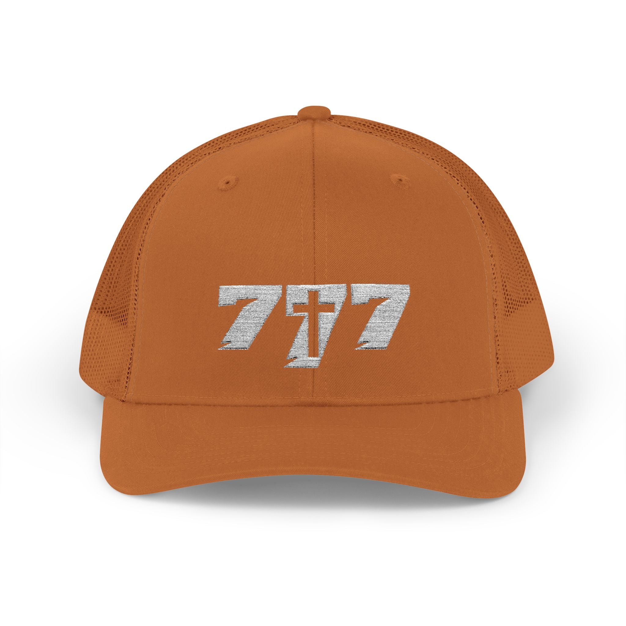 777/White Snapback Cap