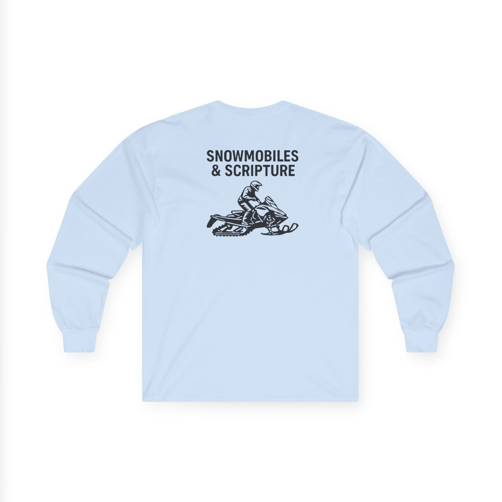 Snowmobiles & Scripture Long Sleeve Tee