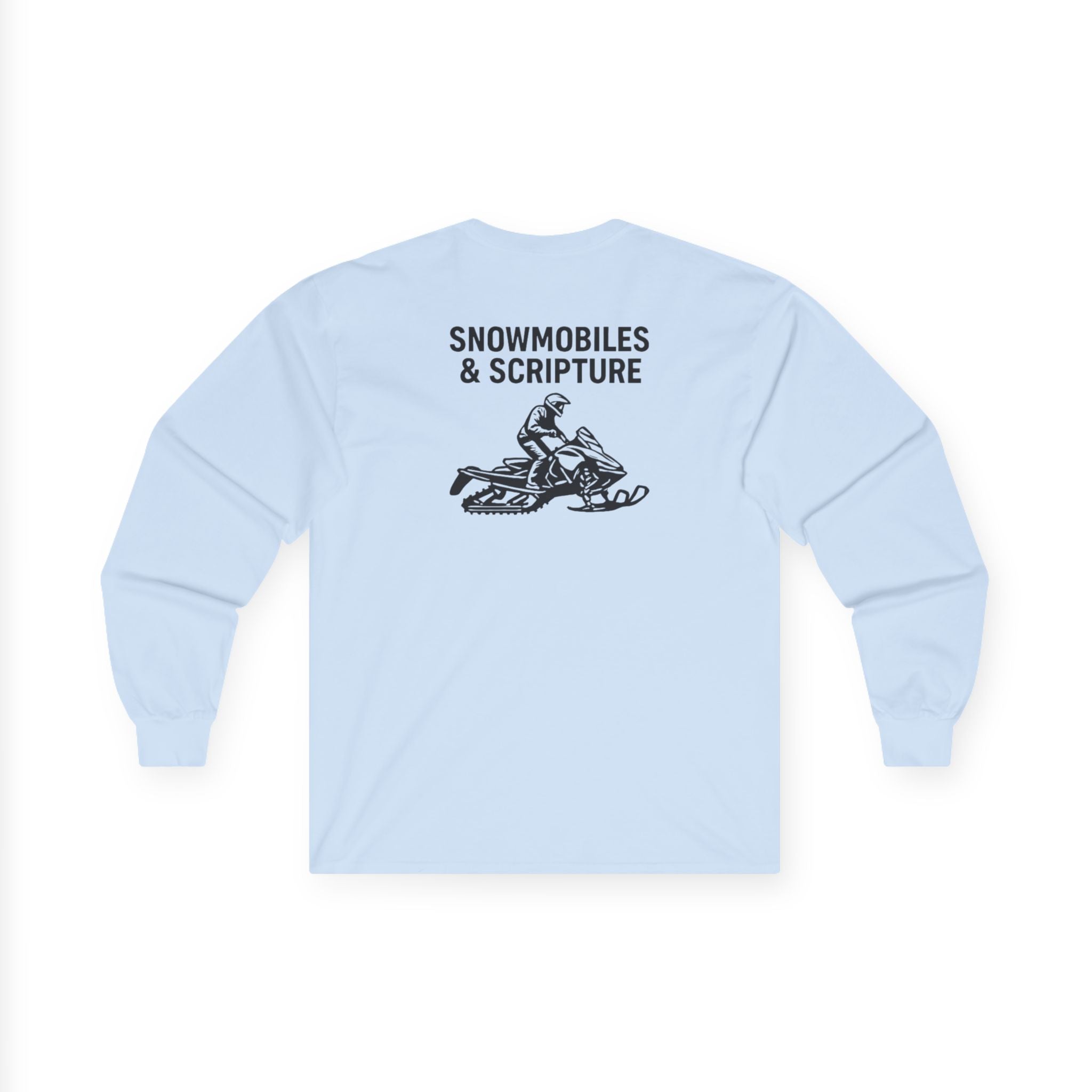Snowmobiles & Scripture Long Sleeve Tee
