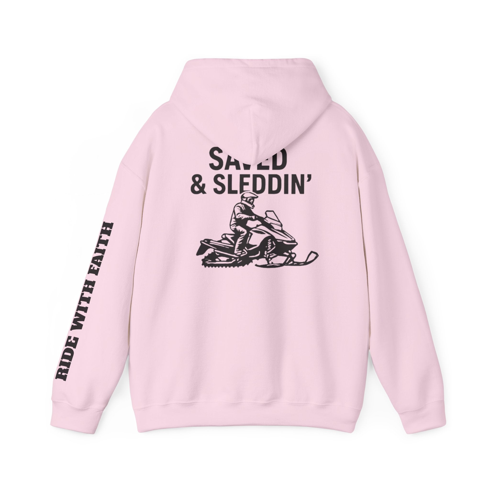 Saved & Sleddin' Unisex Heavy Blend™ Hooded Sweatshirt