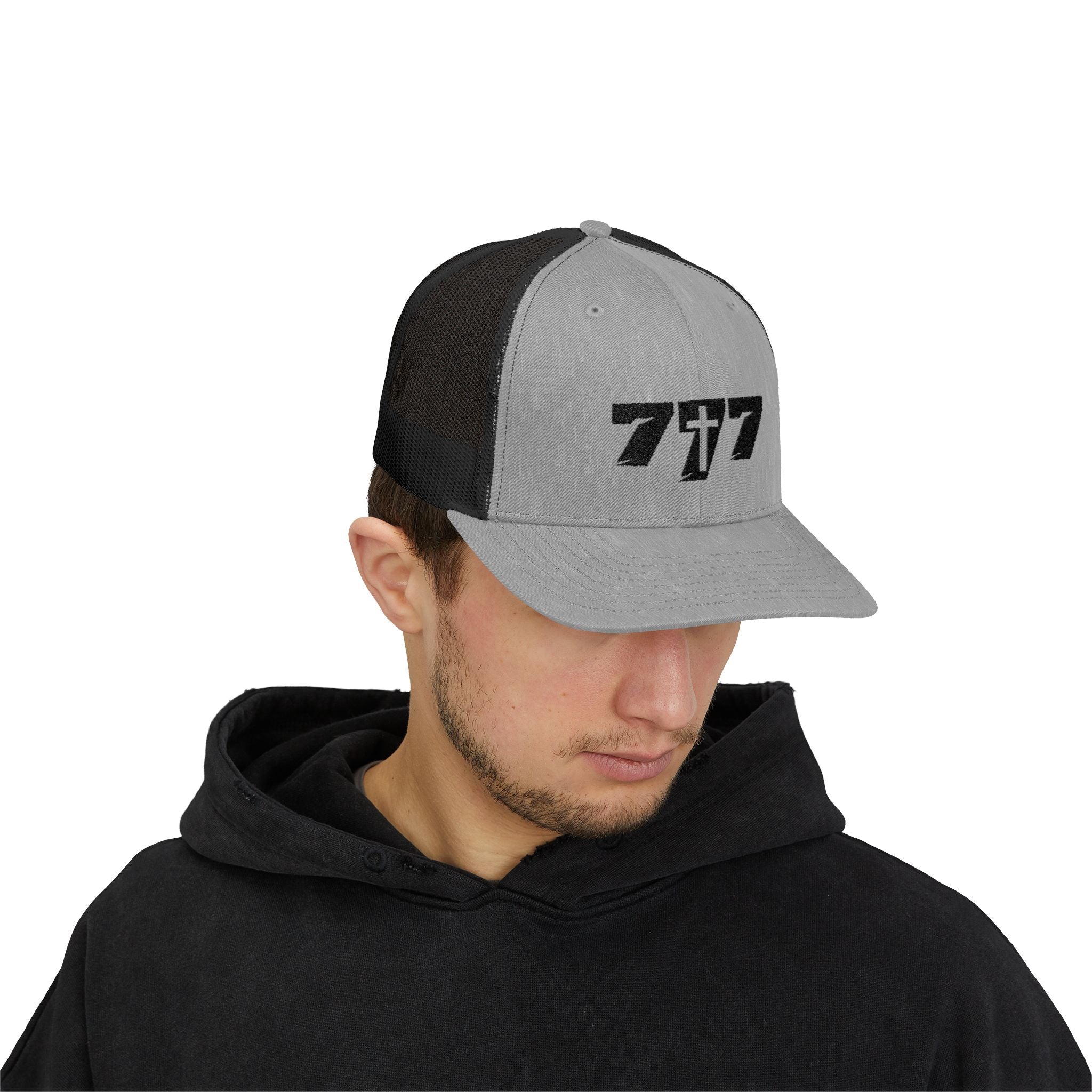 777/Black Snapback Cap