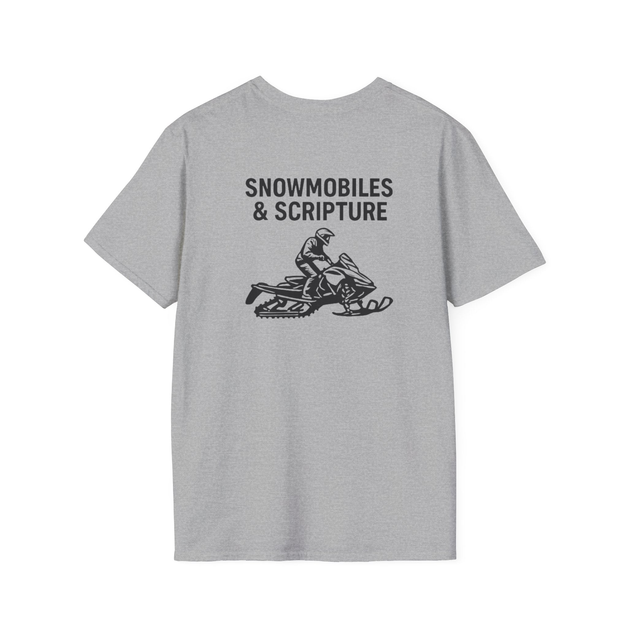 Snowmobiles & Scripture Unisex Softstyle T-Shirt