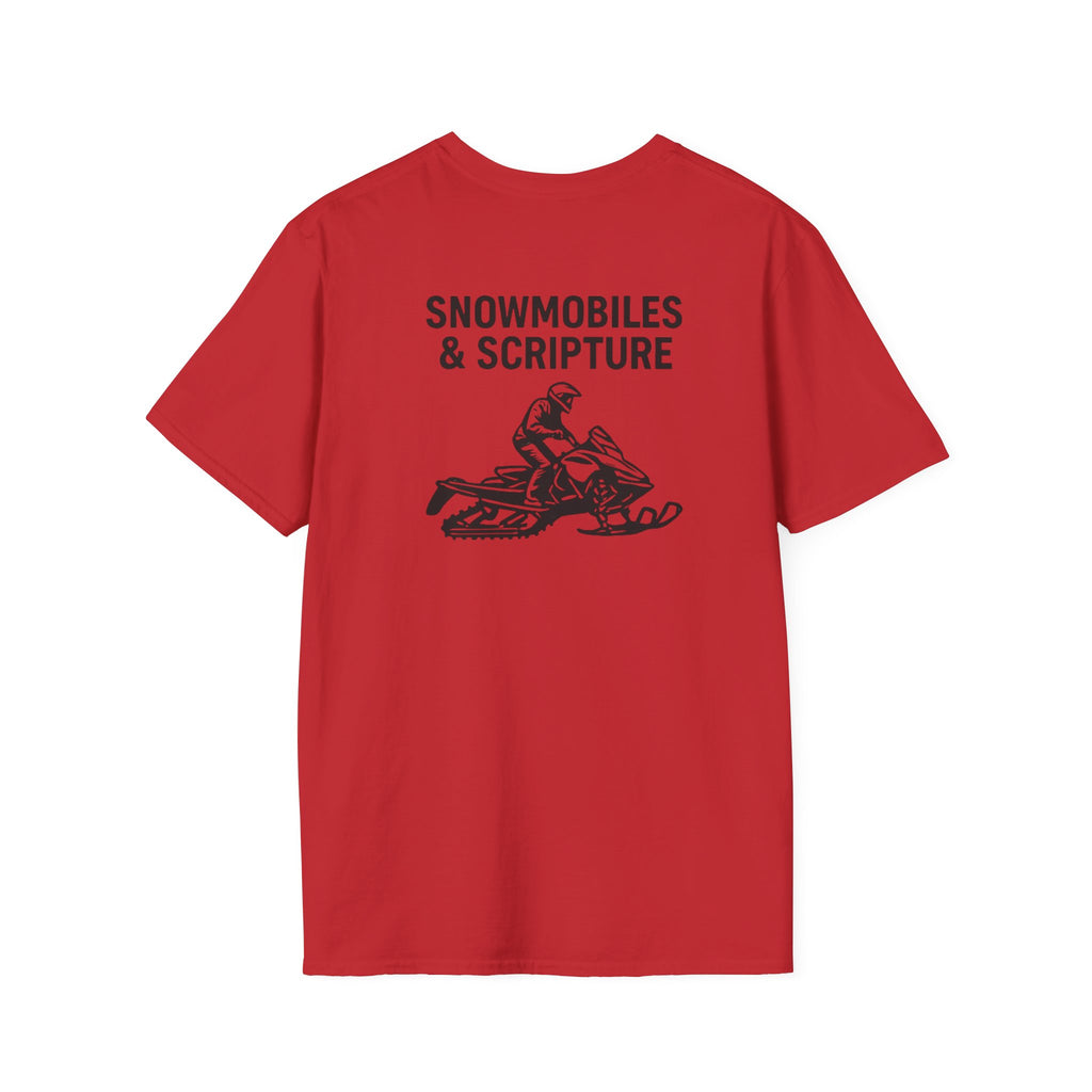 Snowmobiles & Scripture Unisex Softstyle T-Shirt