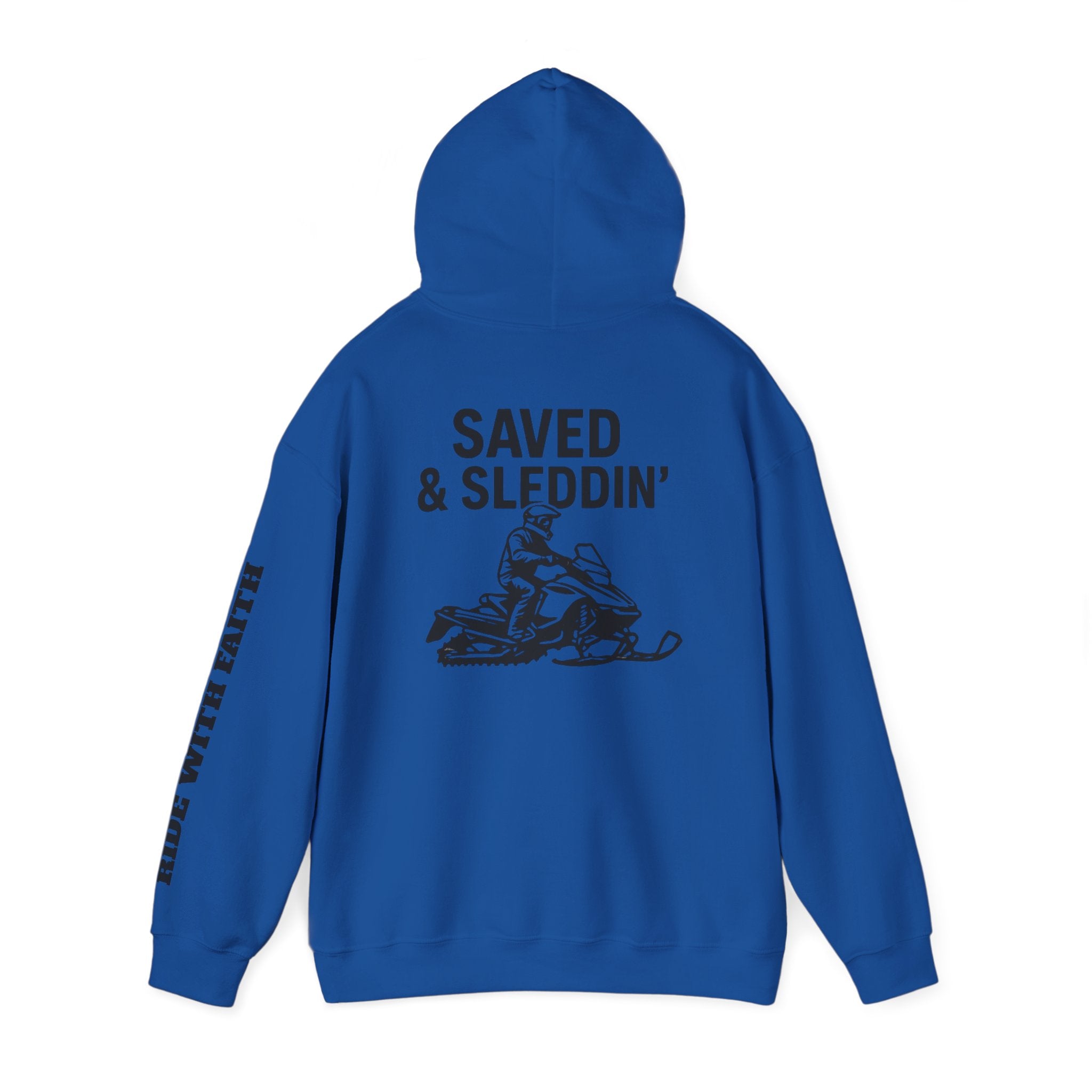 Saved & Sleddin' Unisex Heavy Blend™ Hooded Sweatshirt