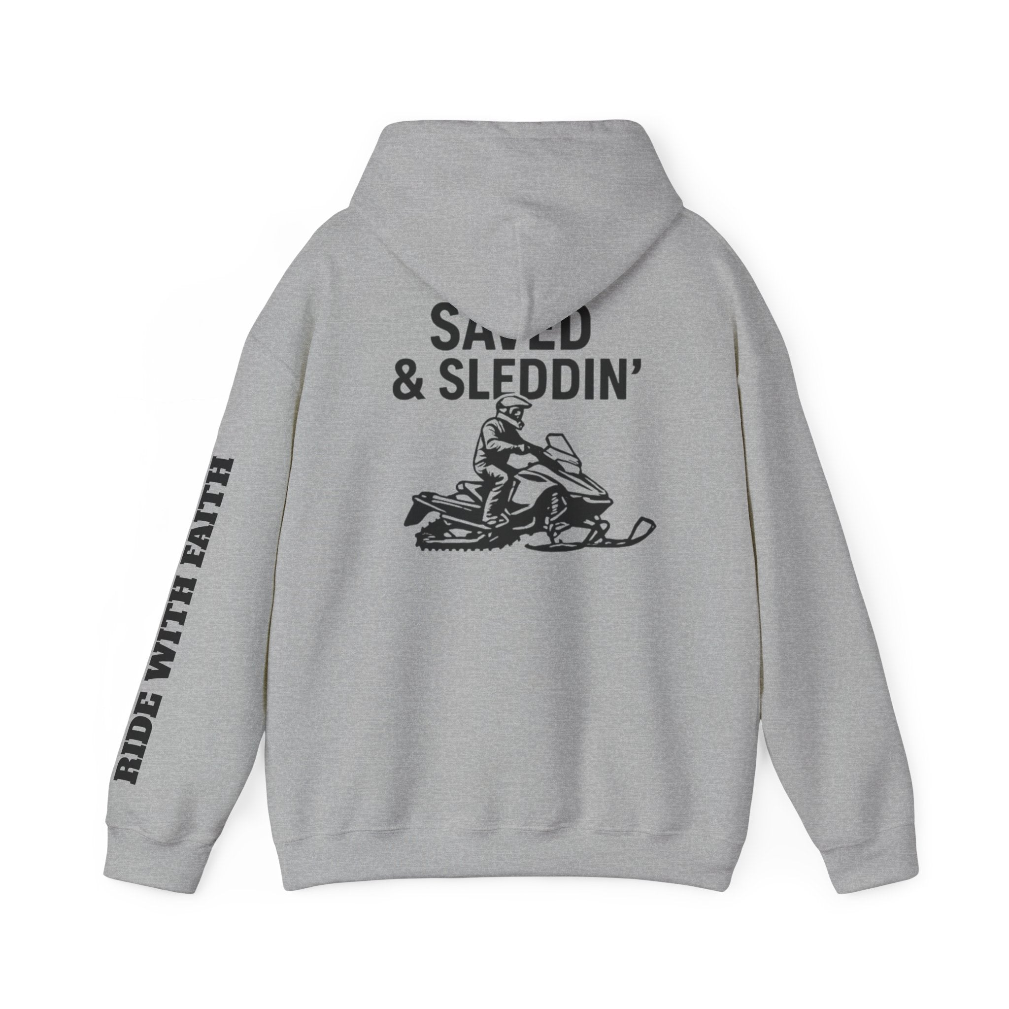Saved & Sleddin' Unisex Heavy Blend™ Hooded Sweatshirt