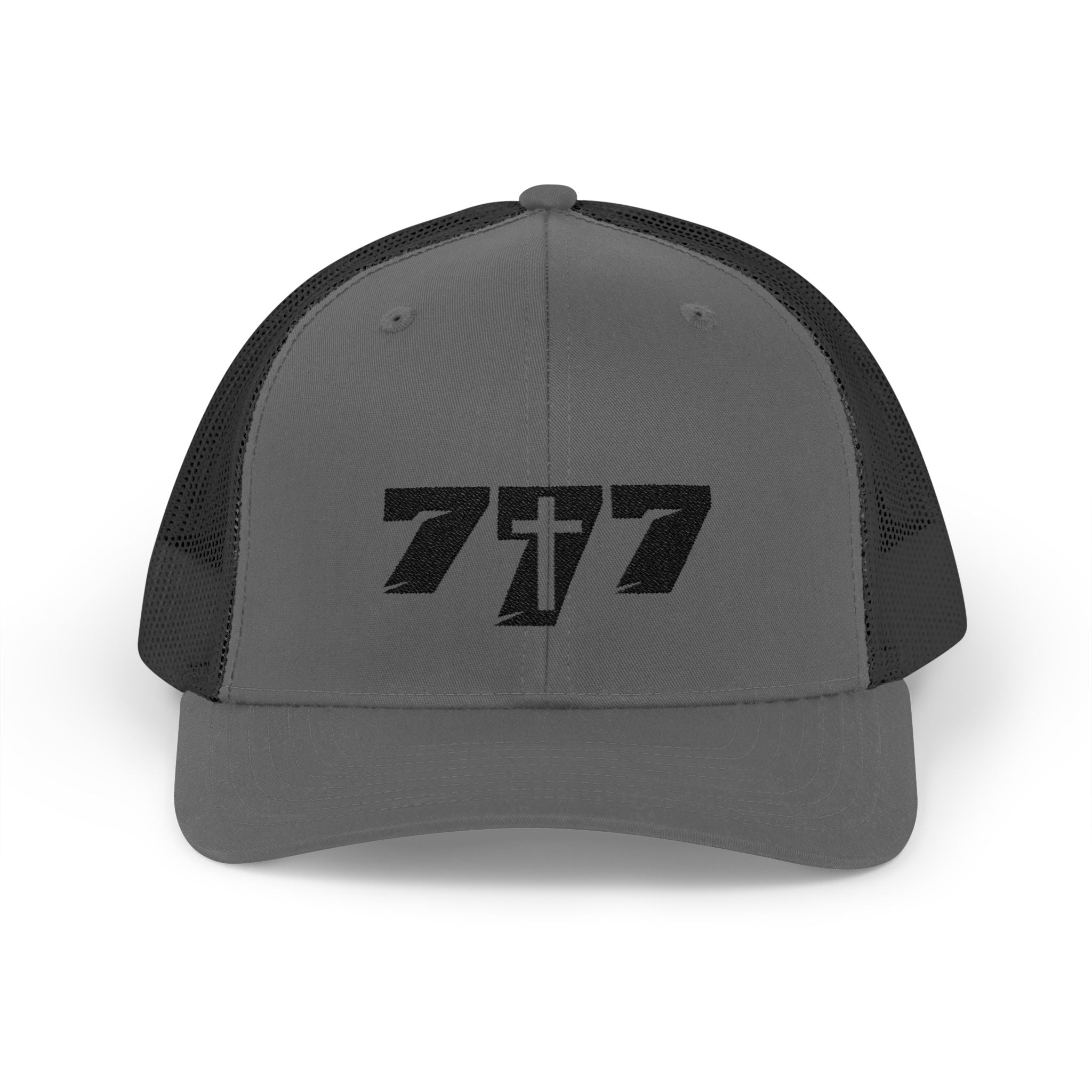 777/Black Snapback Cap