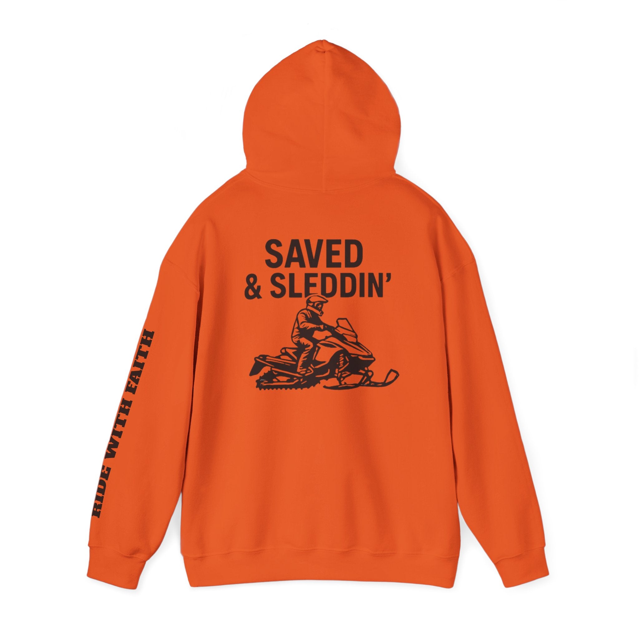 Saved & Sleddin' Unisex Heavy Blend™ Hooded Sweatshirt