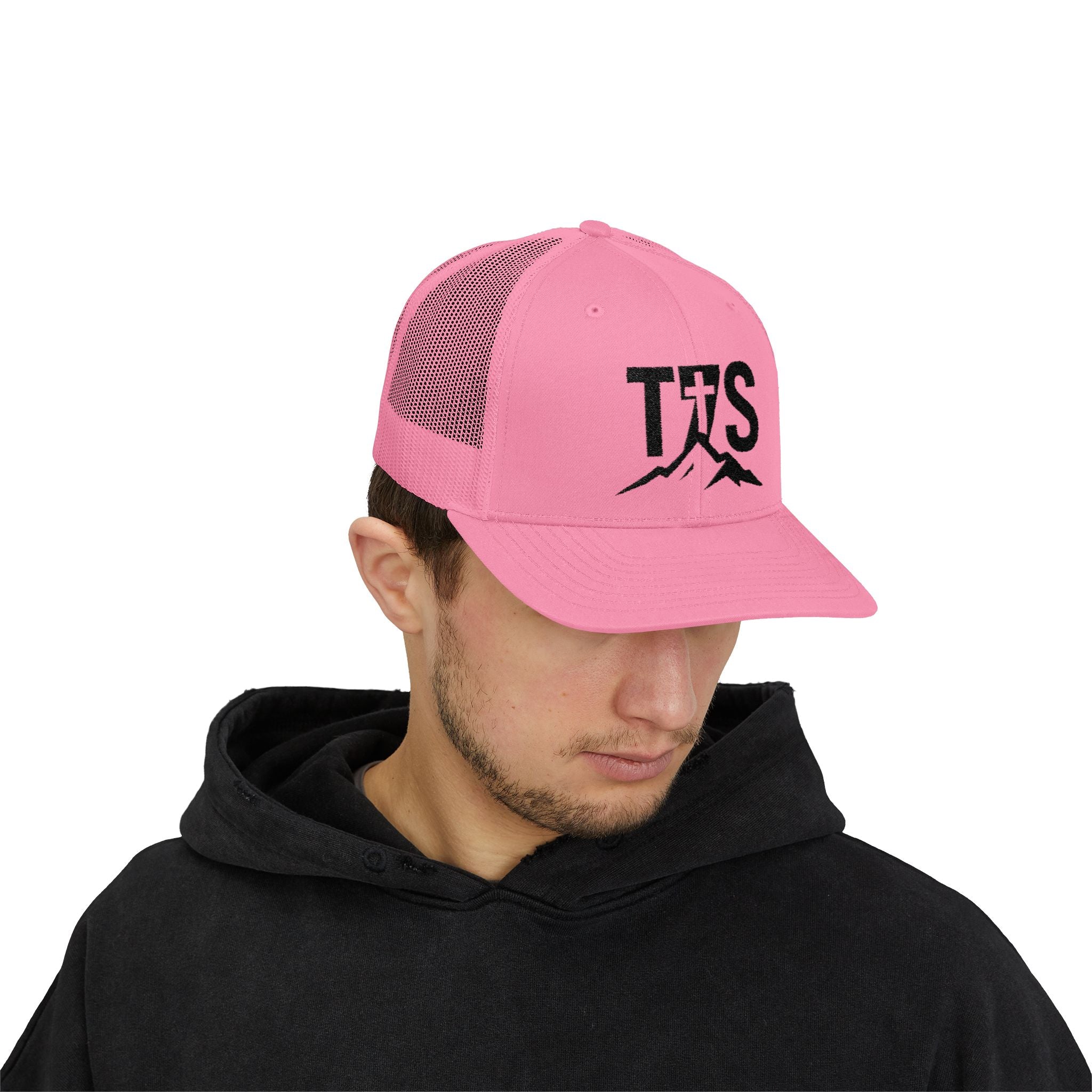 T7S/Black Snapback Cap