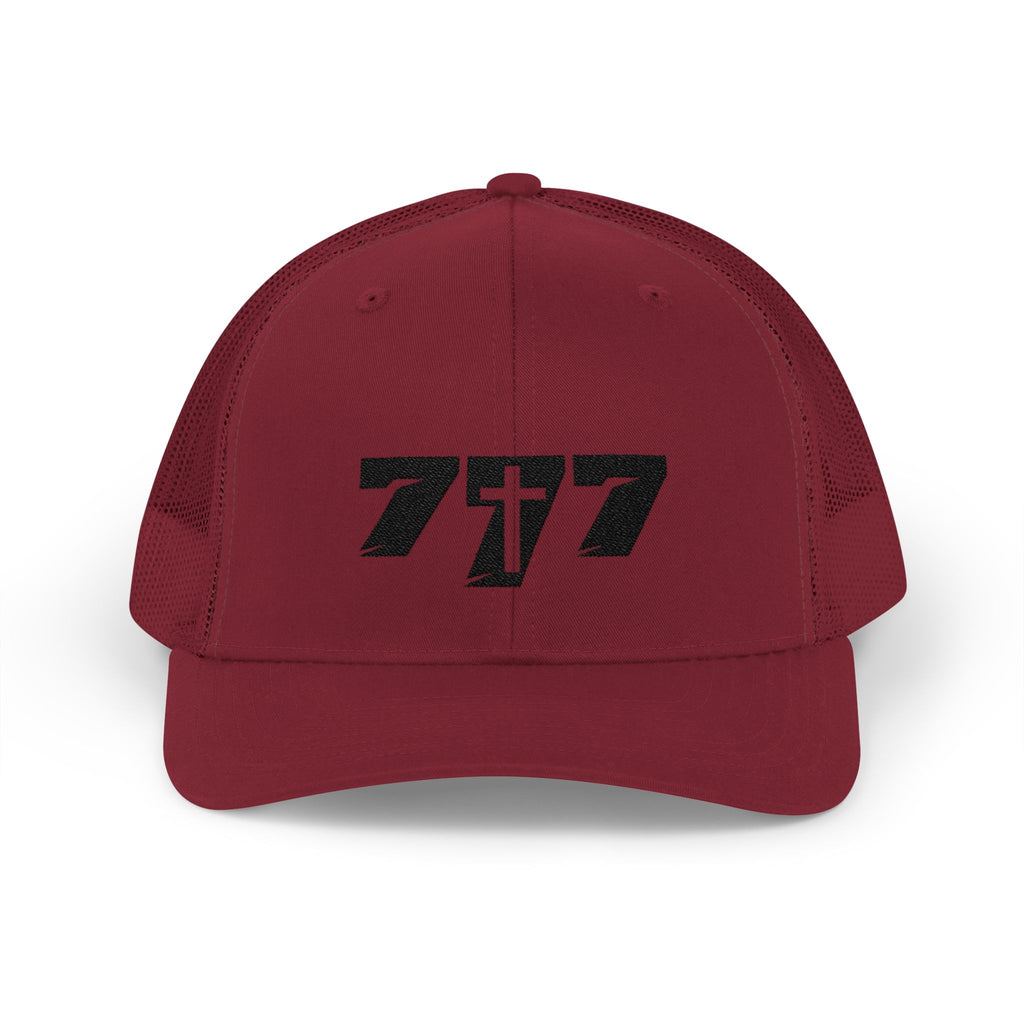 777/Black Snapback Cap