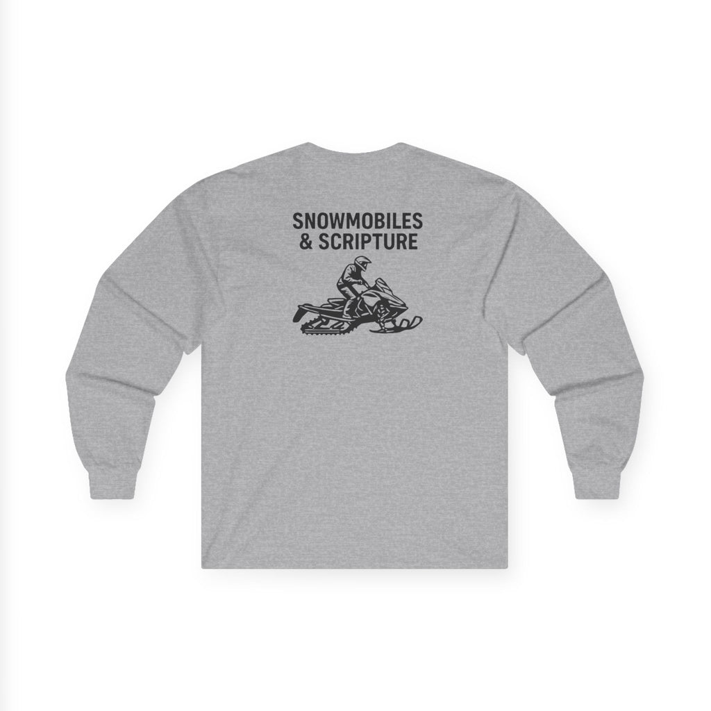 Snowmobiles & Scripture Long Sleeve Tee