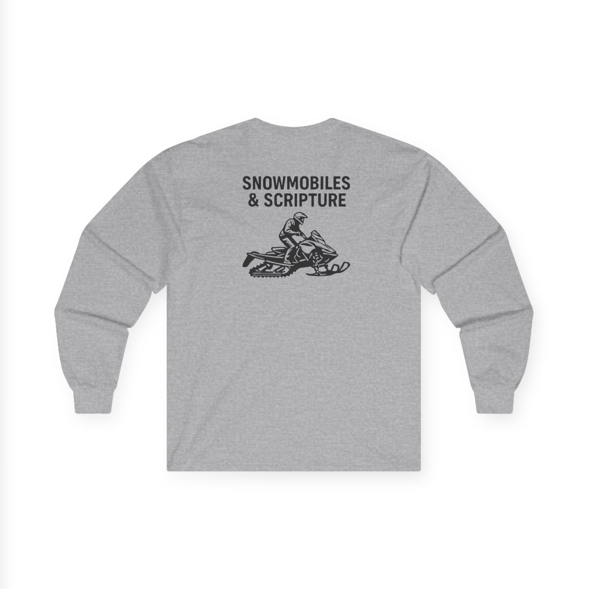 Snowmobiles & Scripture Long Sleeve Tee