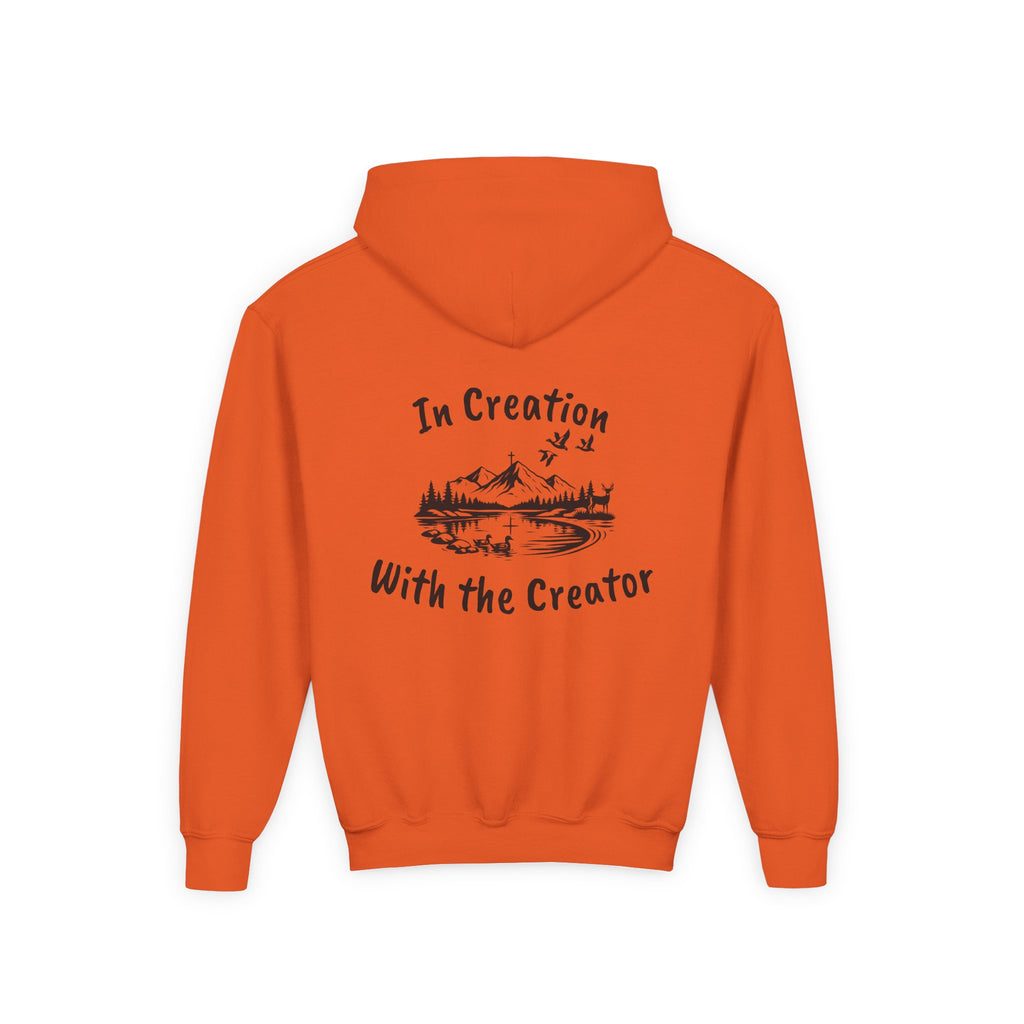 In Creation Youth Heavy Blend Hooded Sweatshirt