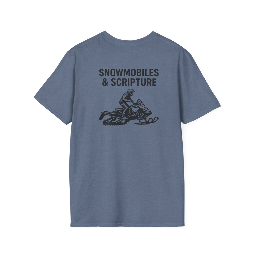 Snowmobiles & Scripture Unisex Softstyle T-Shirt