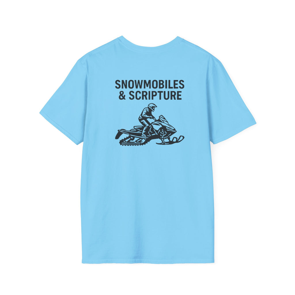 Snowmobiles & Scripture Unisex Softstyle T-Shirt