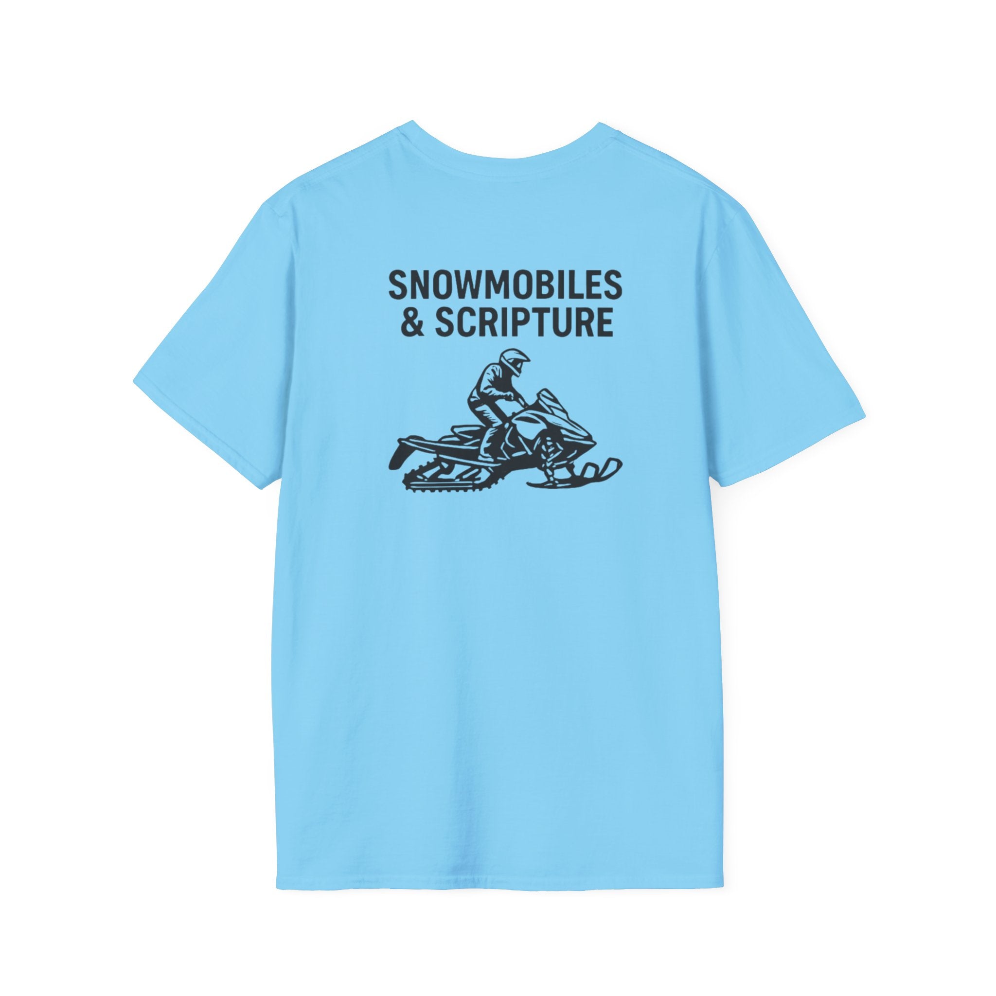 Snowmobiles & Scripture Unisex Softstyle T-Shirt